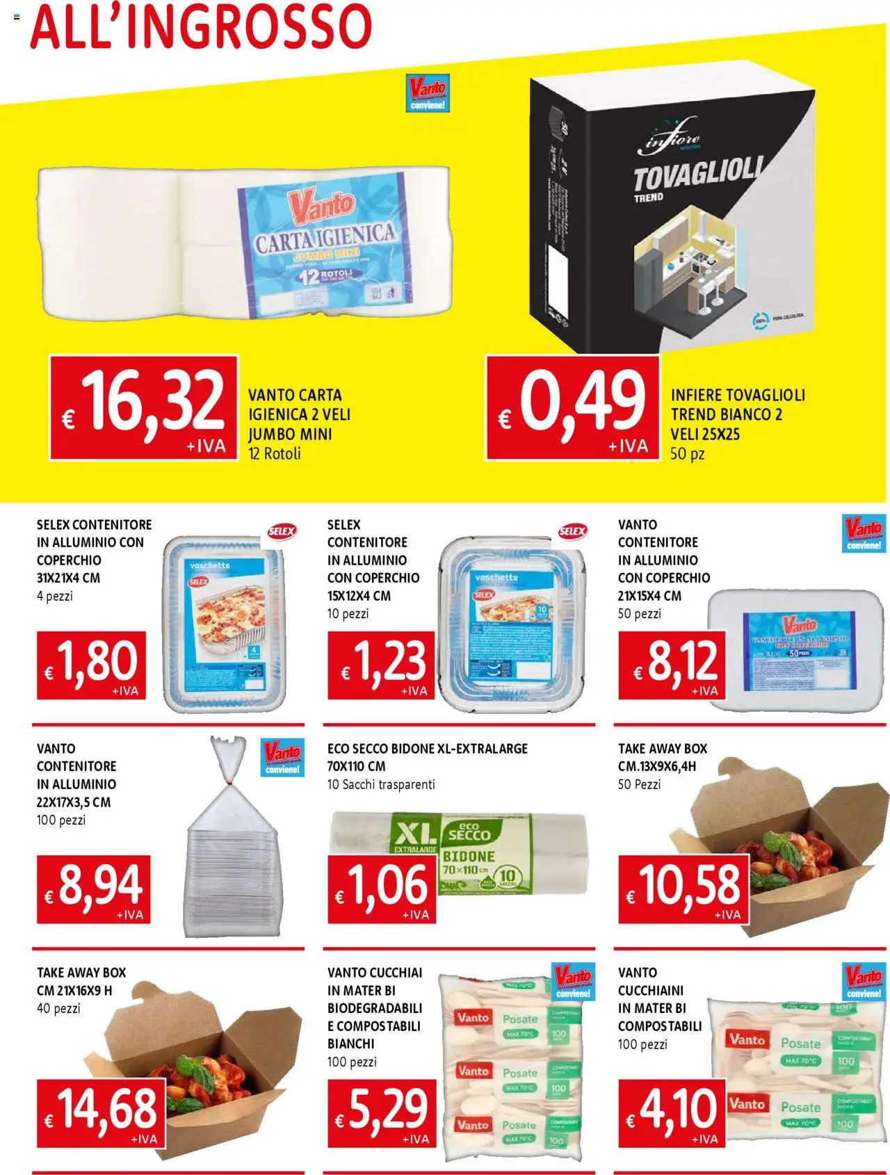 Volantino Famila del 31.07.2025 | Pagina: 7 | Prodotti: Posate, Carta igienica, Contenitore, Alluminio