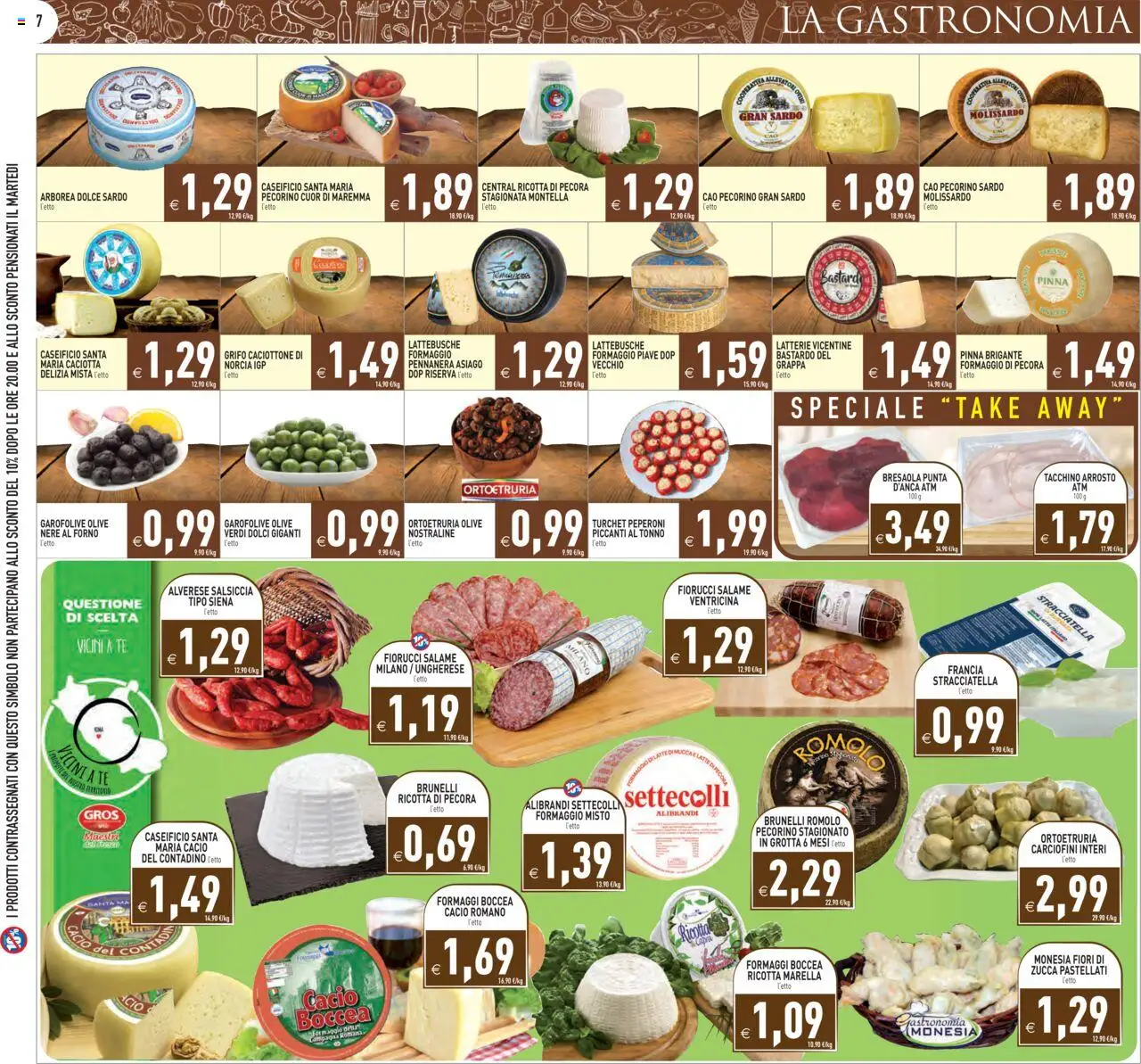 Volantino PIM Supermercati del 13.06.2025 | Pagina: 7 | Prodotti: Bresaola, Salsiccia, Pecorino, Burrata