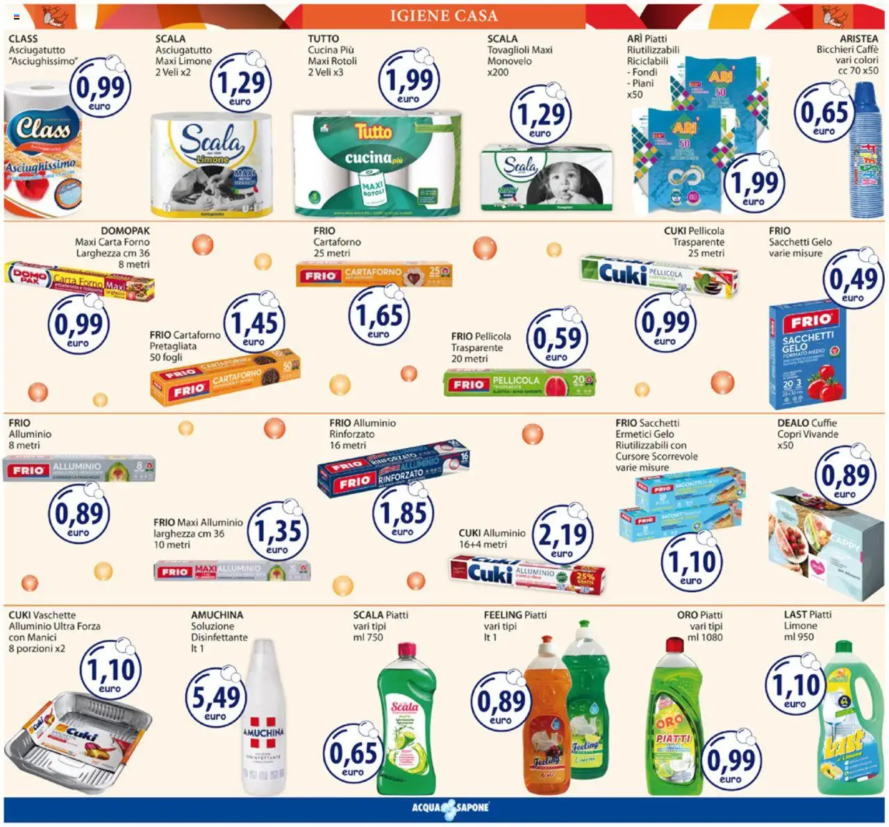 Volantino Acqua e Sapone del 06.10.2025 | Pagina: 13 | Prodotti: Caffè, Limone, Scala, Asciugatutto