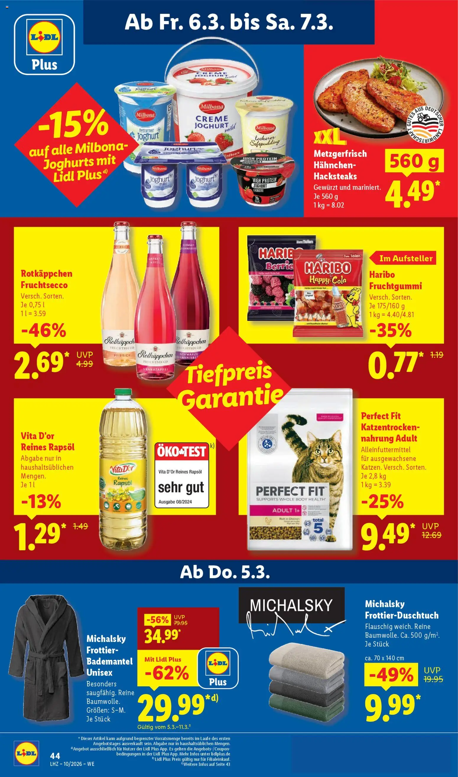 Lidl Prospekt Trier-West – gültig ab 02.03.2026 | Seite: 71 | Produkte: Joghurt, Rapsöl, Creme, Pfirsich