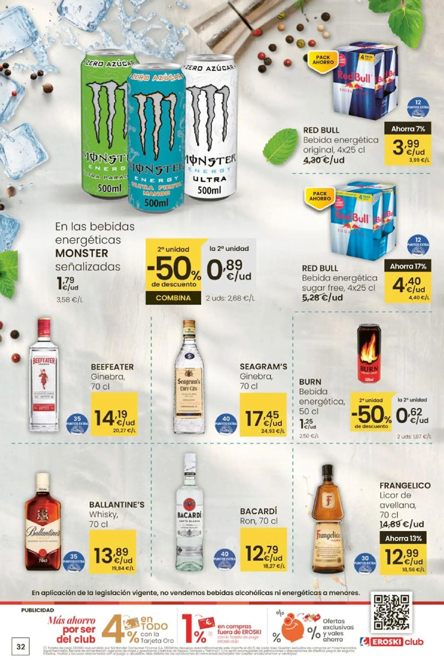 Eroski - Entroido do aforro │ válido desde el 29.01.2026 | Página: 32 | Productos: Licor, Ρούτερ