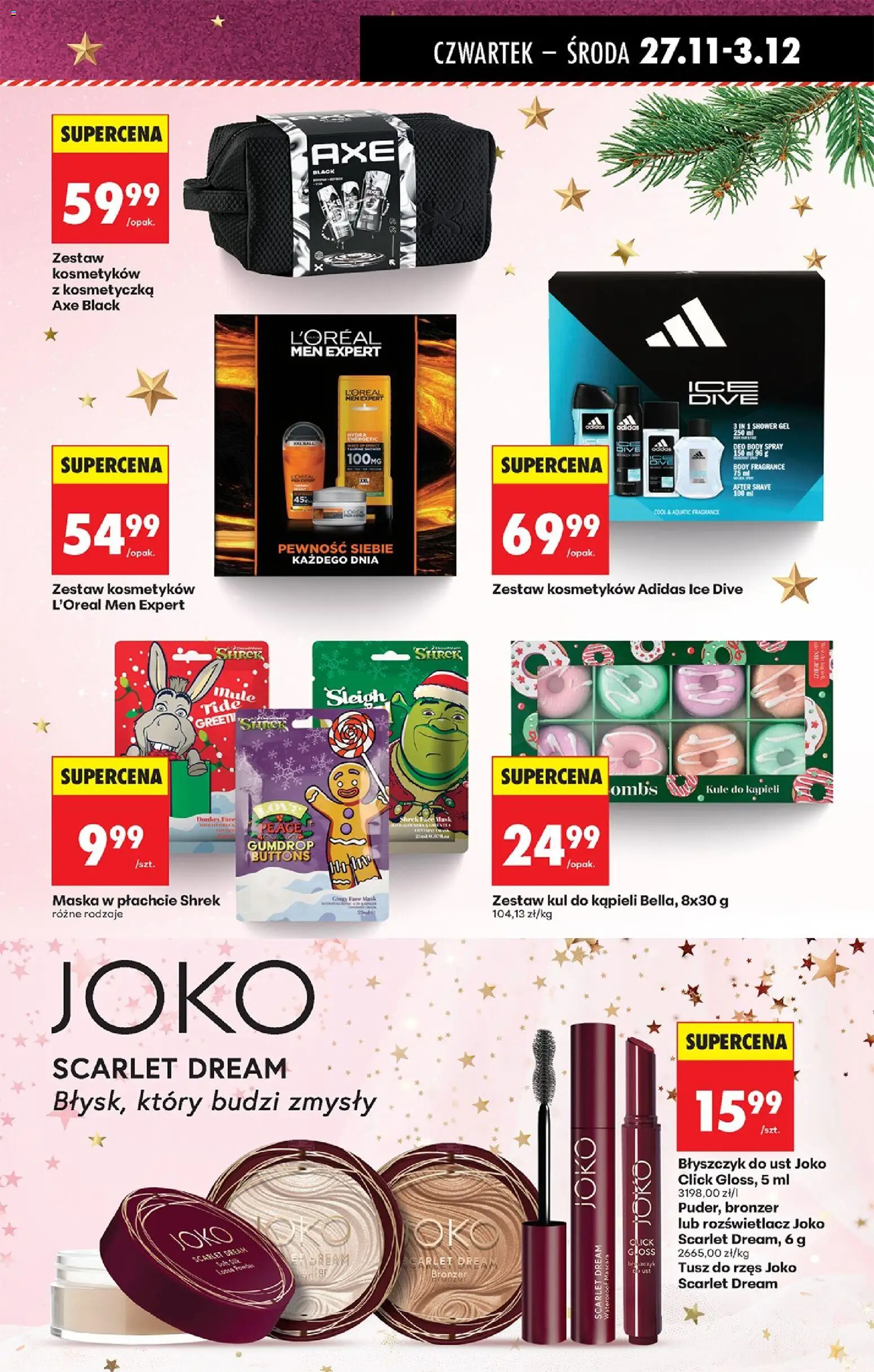 Biedronka Black Friday od 27.11.2025 | Strona: 53 | Produkty: Bronzer, Tusz do rzęs, Body, Maska