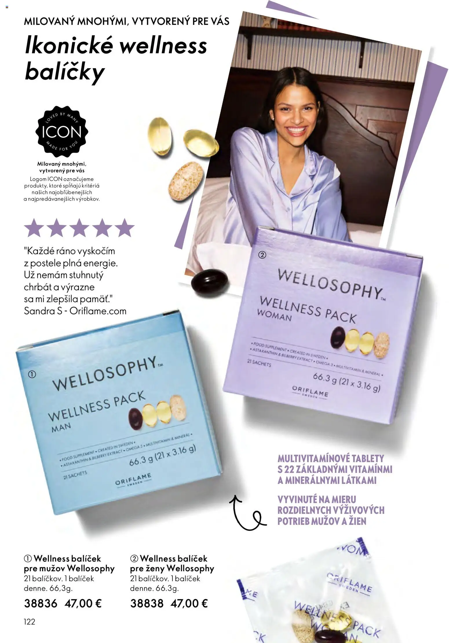 Nové Oriflame akcie – leták je platný od 21.01.2026 | Strana: 122 | Produkty: Postele