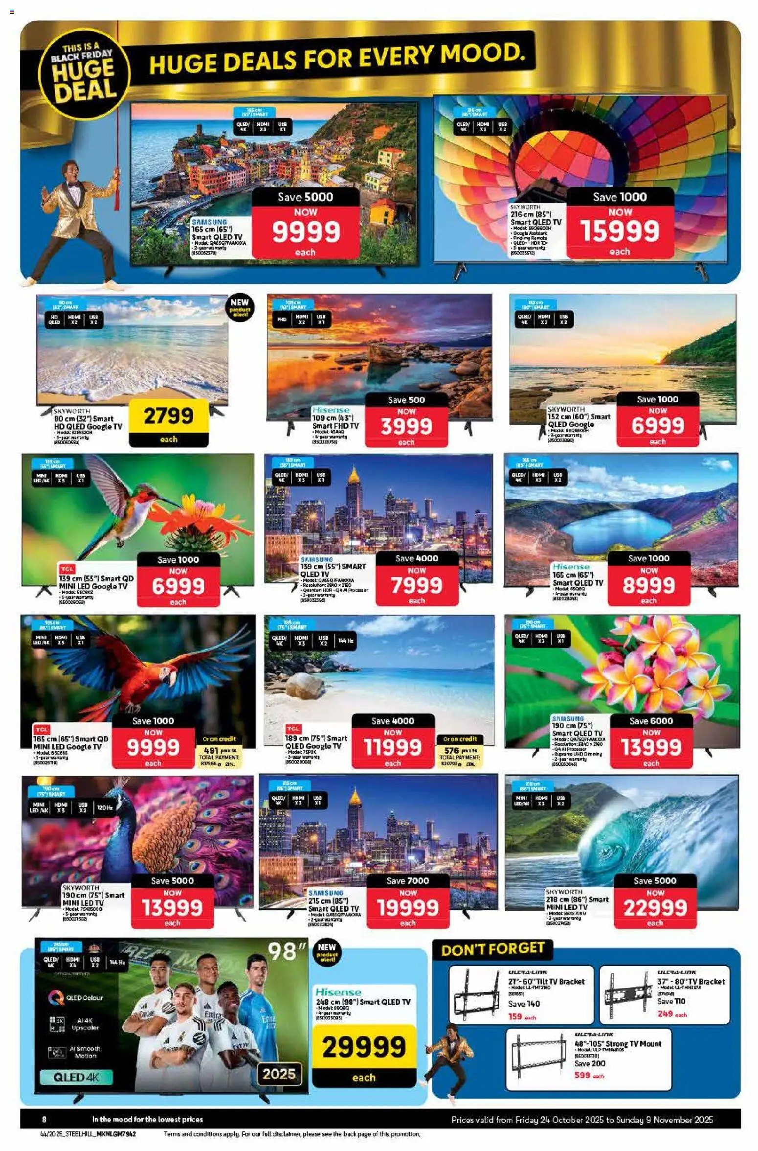 New Makro catalogue – valid from 24.10.2025 | Page: 8 | Products: TV