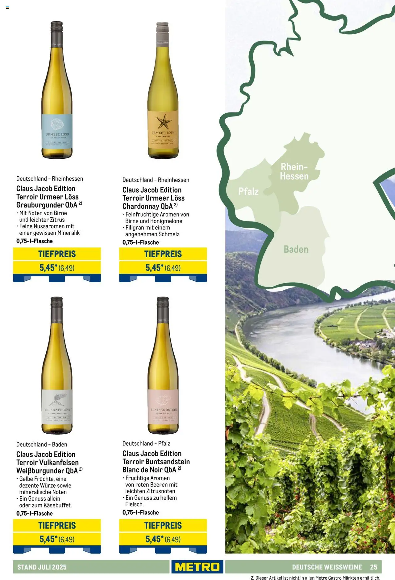 Metro - Hauswein Katalog - gültig ab dem 01.07.2025 | Seite: 25 | Produkte: Honigmelone, Birne