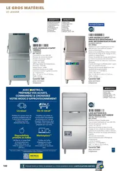 METRO - Prévisualisation de METRO - Boulanger Pâtissiers valide à partir de 08.02.2026 | Page: 140 | Produits: Poids, Porte, Détergent, Livre