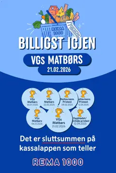 Forhåndsvisning av Rema 1000 Oslo  kundeavis gyldig fra 22.02.2026