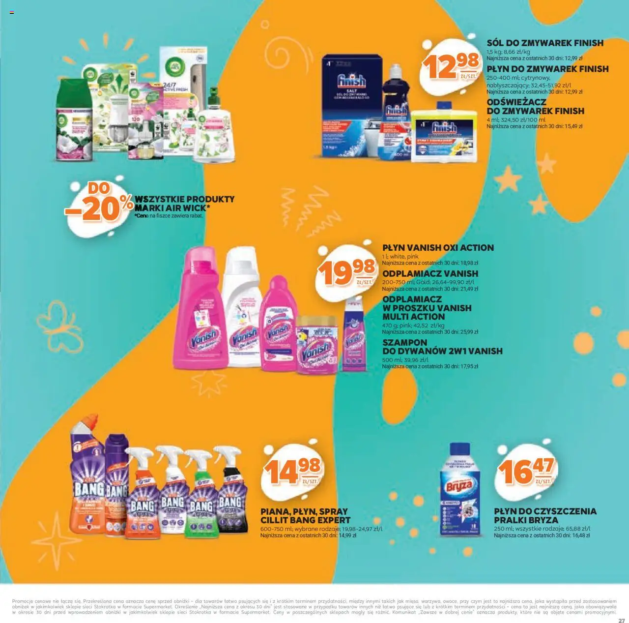 Stokrotka Gazetka - Katalog Kulinarny od 12.06.2025 | Strona: 27 | Produkty: Stokrotka, Odplamiacz, Płyn do zmywarek, Sól