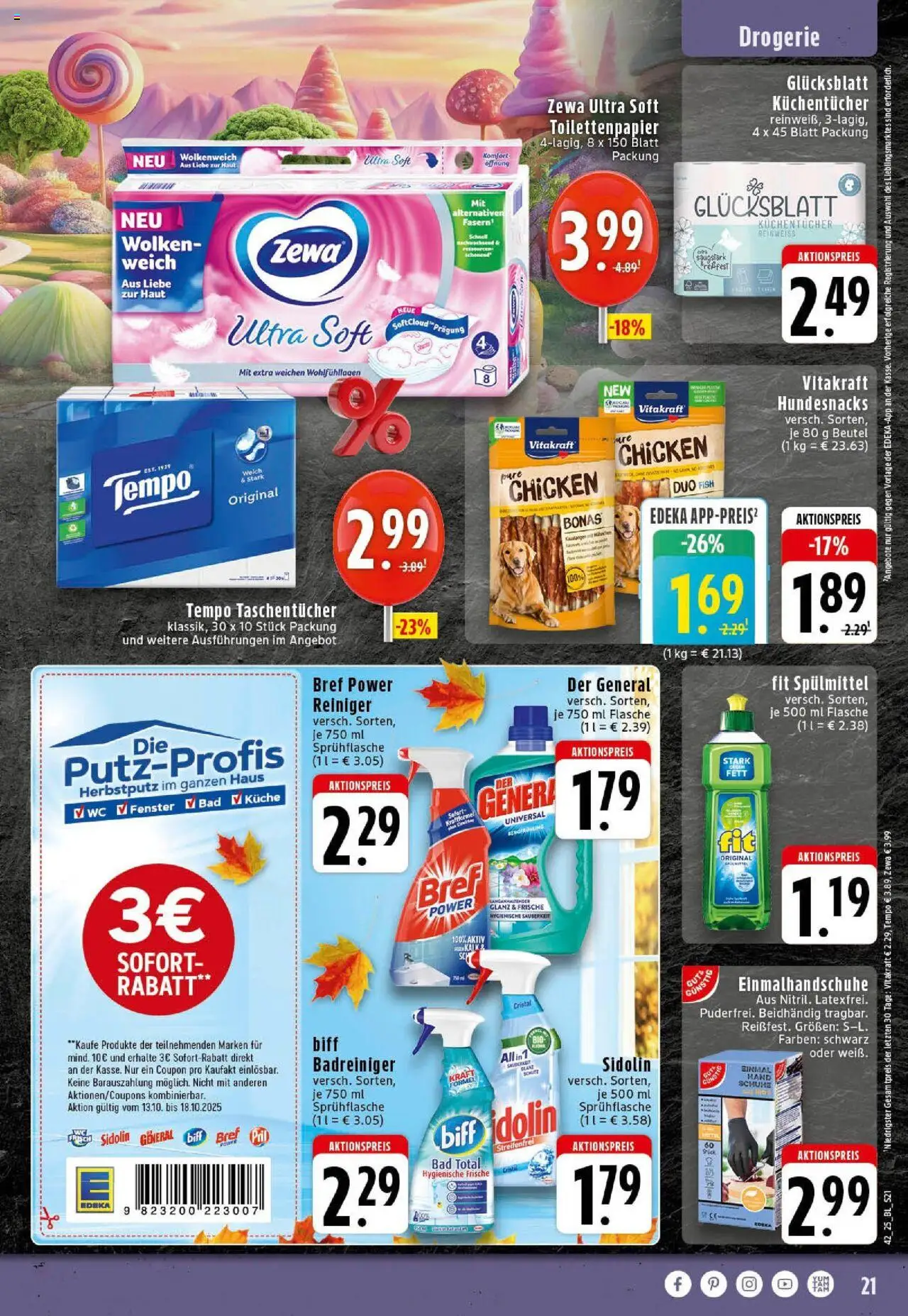 Edeka prospekt Westerkappeln	 – gültig ab 13.10.2025 | Seite: 21 | Produkte: Küche, Zewa, Tempo, Pril