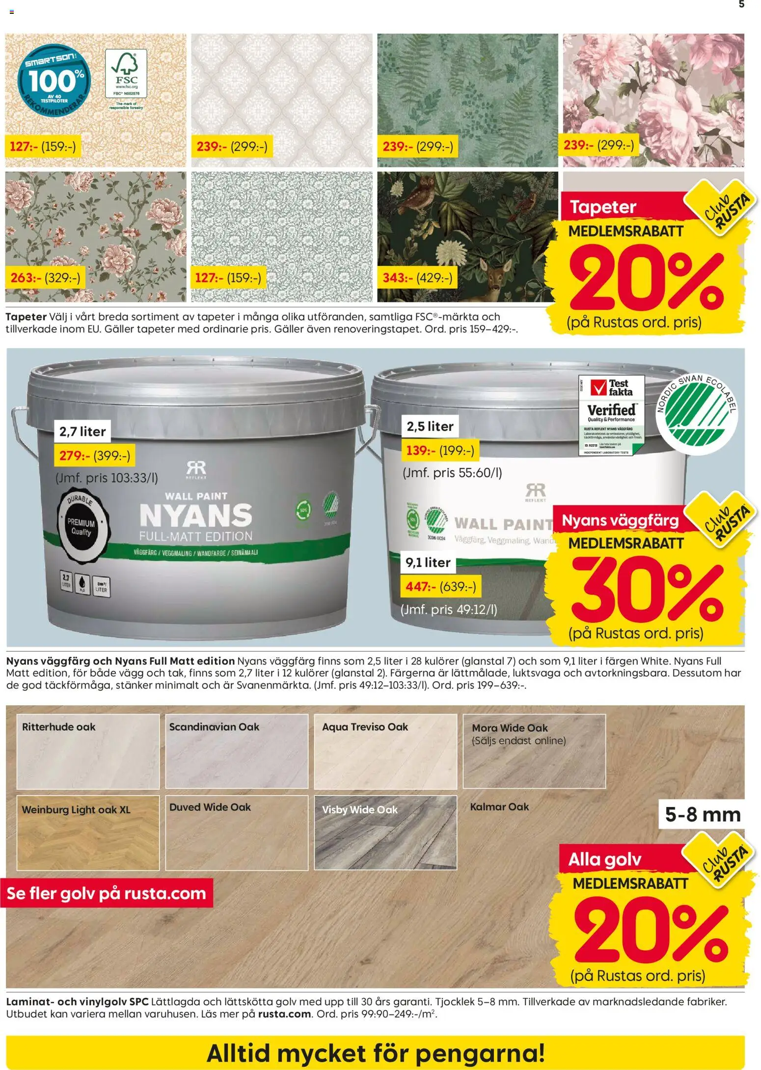 Rusta reklamblad aktuell från 23.02.2026 | Sida: 5 | Produkter: Galler