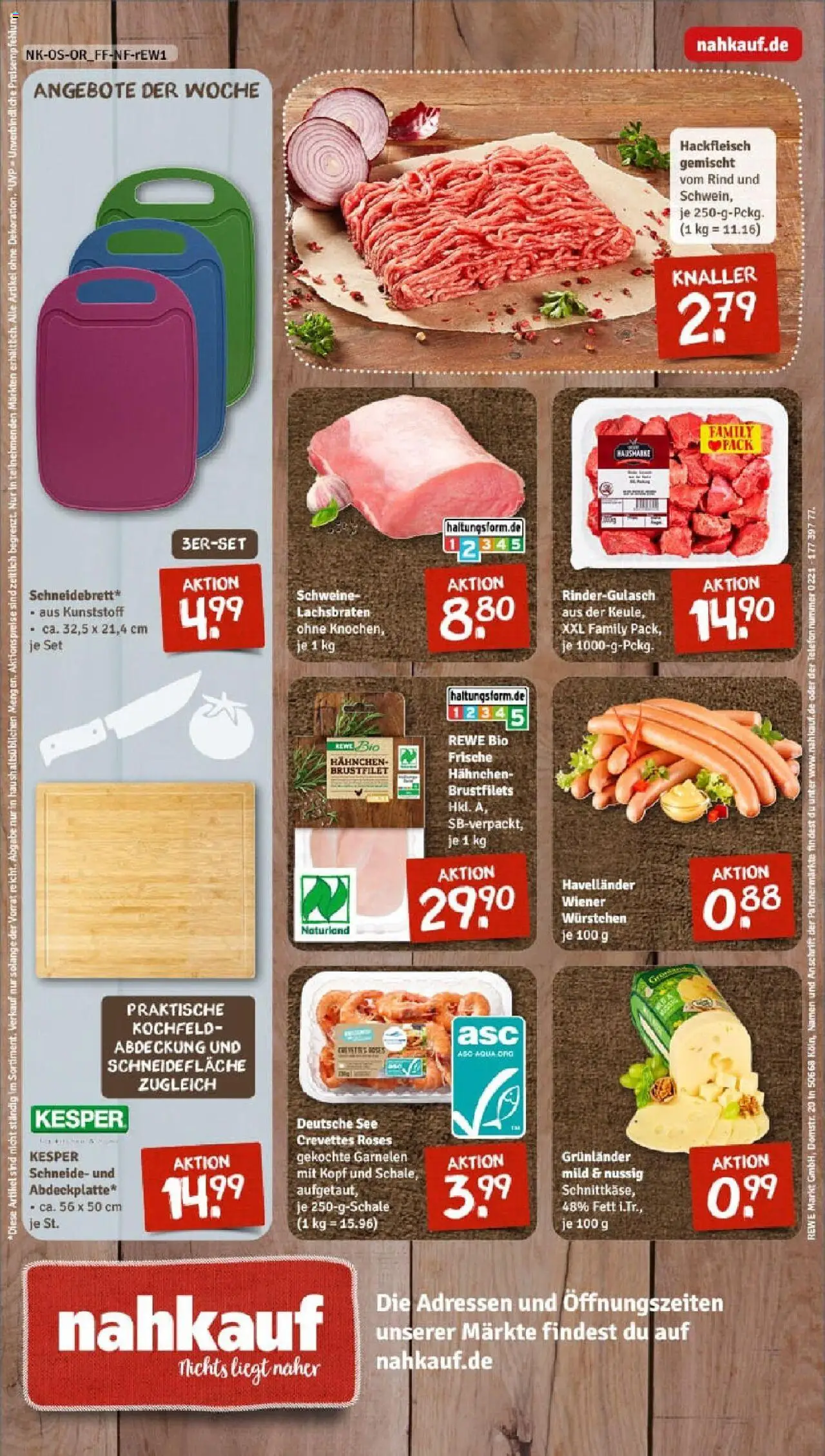 Rewe prospekt Welzow	 – gültig ab 13.10.2025 | Seite: 12 | Produkte: Rindergulasch, Hahnchen, Wiener wurstchen, Hackfleisch