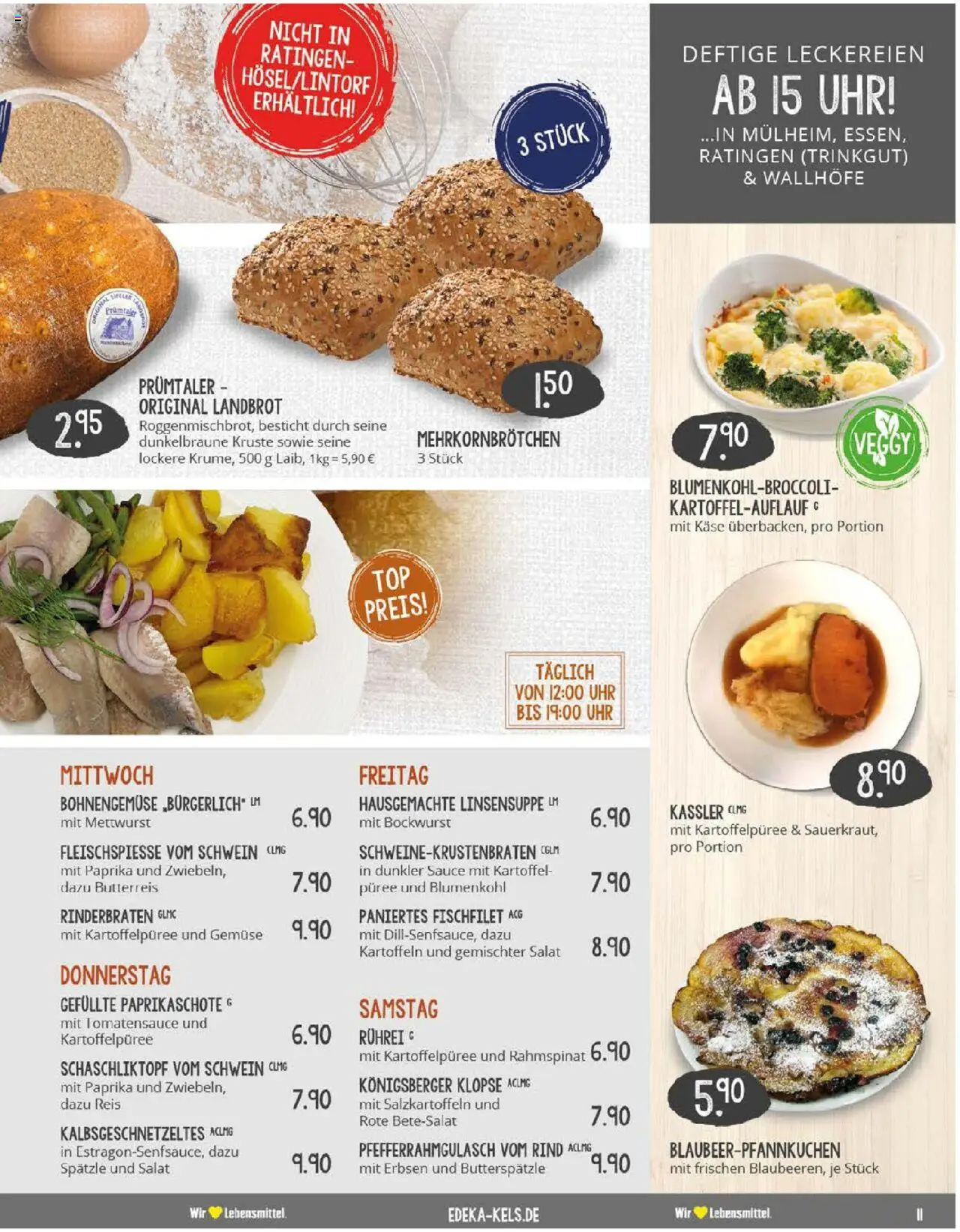 Edeka prospekt Ratingen-Hösel	 - gültig ab dem 29.06.2025 | Seite: 11 | Produkte: Käse, Kartoffeln, Gemüse, Uhr
