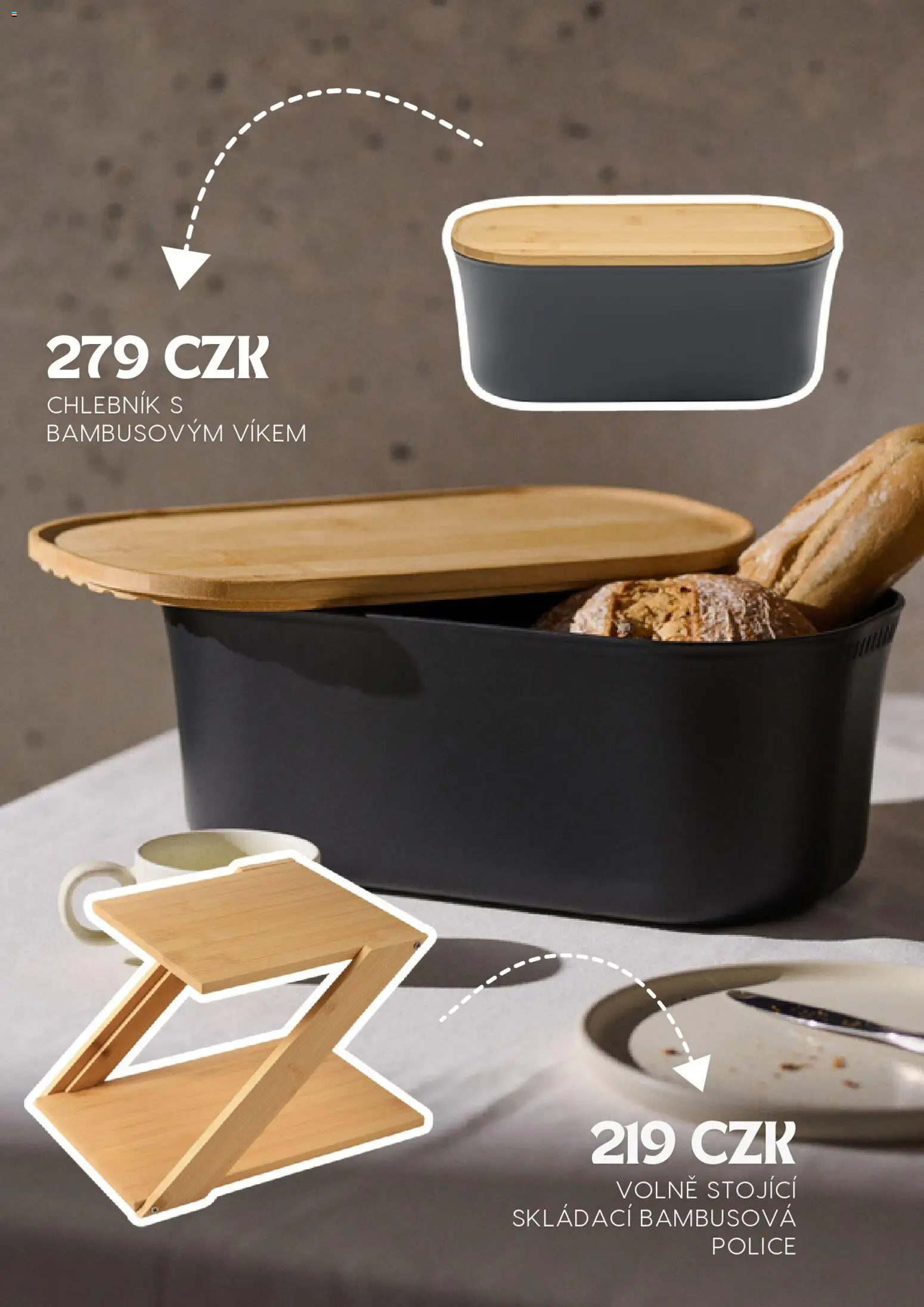 Sinsay nabídka od 25.02.2026 | Strana: 4 | Produkty: Chlebník, Police