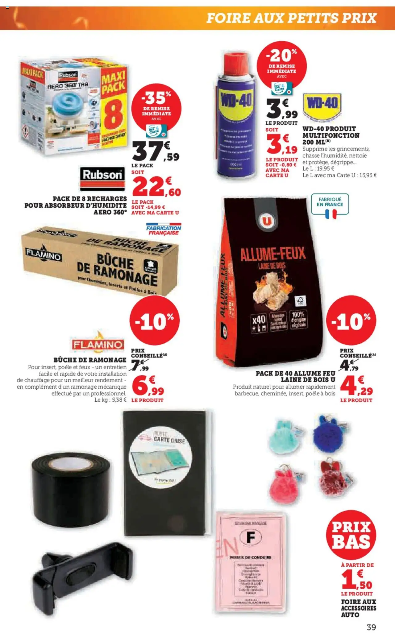  | Page: 39 | Produits: Allume feu, Poêle, Absorbeur d'humidité, Poêle à bois
