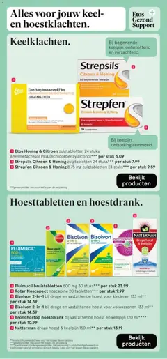 Etos - Folder - Voorbeeld van een folder van Etos, geldig van 12.01.2026 | Pagina: 37 | Producten: Citroen, Vezeték nélküli telefon, Alcohol, Zuigtabletten