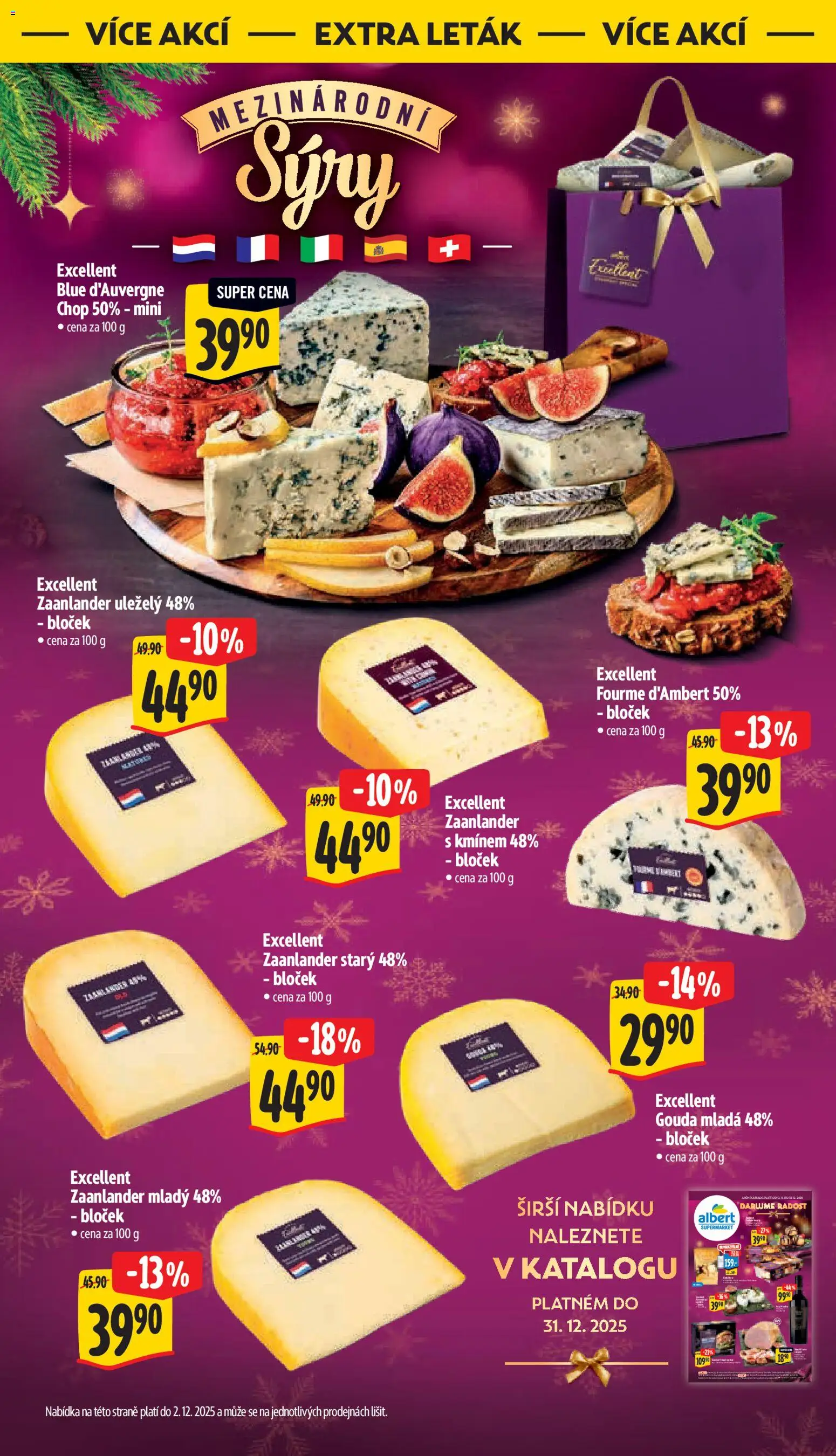 Albert leták - Supermarket od 26.11.2025 | Strana: 33 | Produkty: Gouda, Sýry
