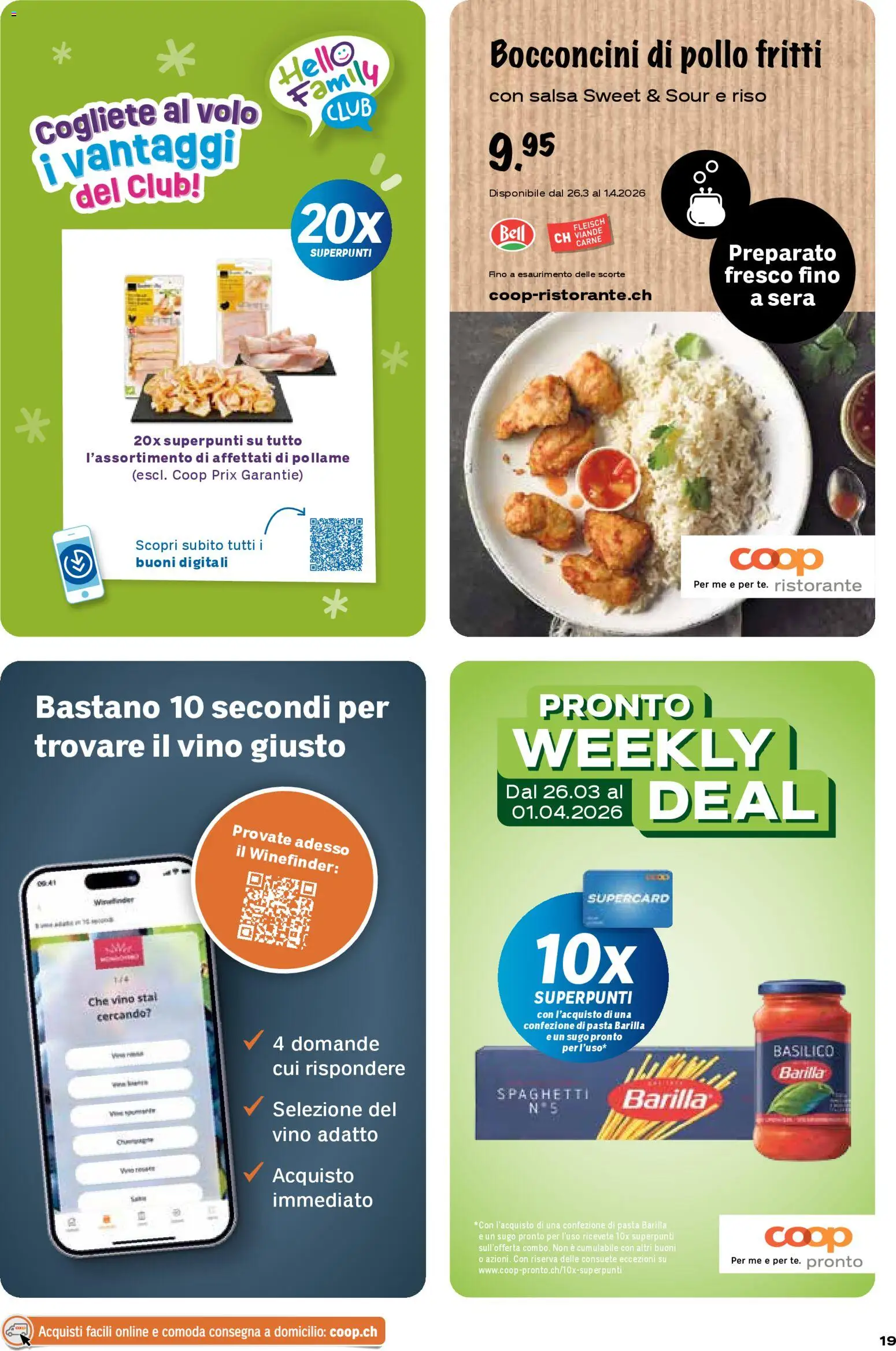 Coop aktionen IT – gültig ab 26.03.2026 | Seite: 19 | Produkte: Barilla, Pasta