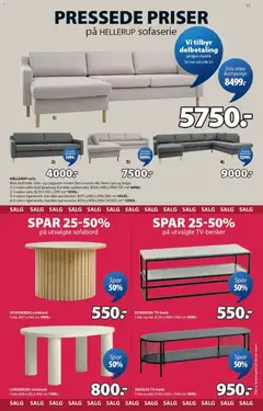 Forhåndsvisning av JYSK - Kundeavis gyldig fra 12.01.2026 | Side: 17 | Produkter: Gown, Суміш дитяча, Sofa