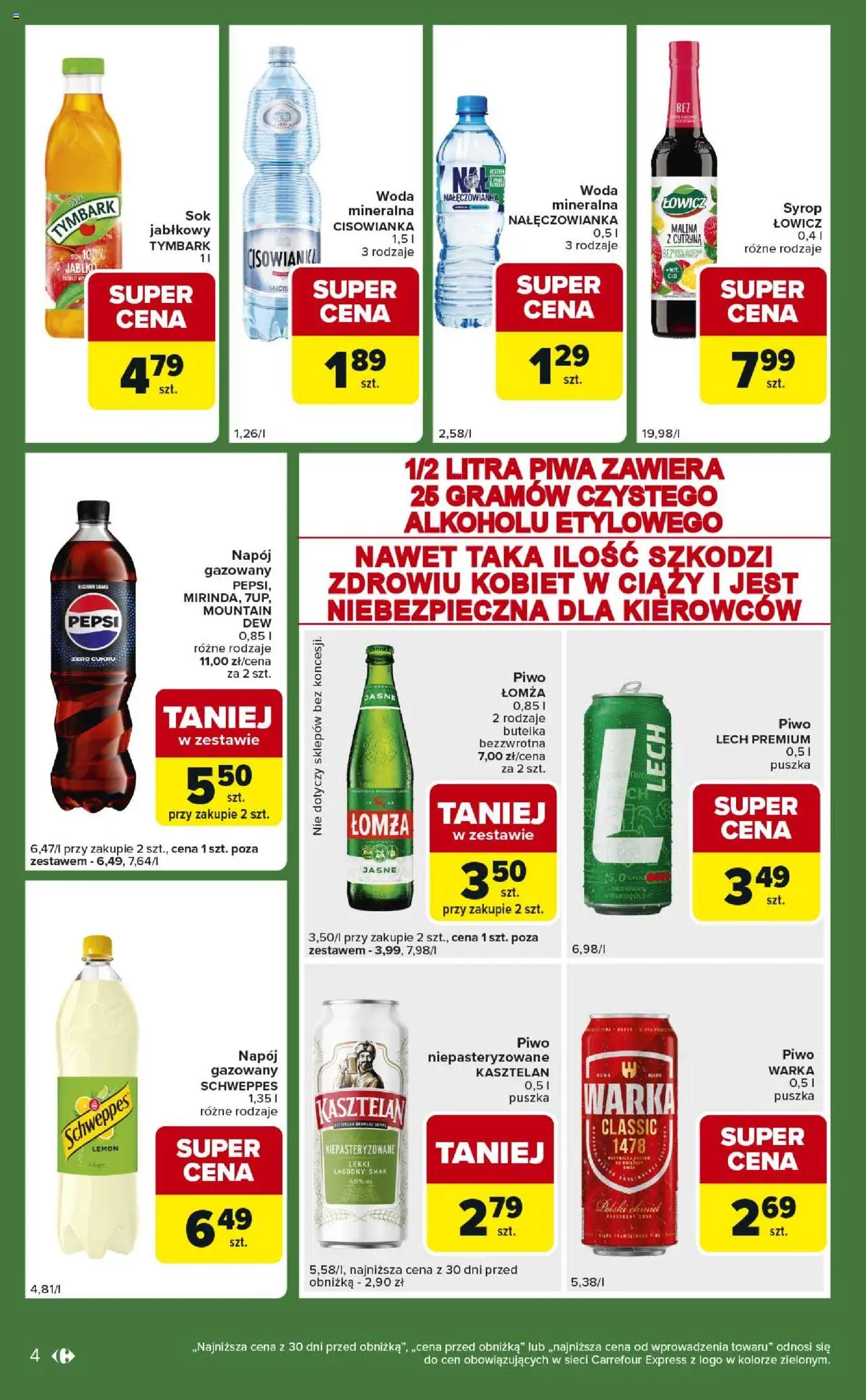 Carrefour Gazetka - Express II od 14.10.2025 | Strona: 4 | Produkty: Cytryna, Syrop, Malina, Pepsi