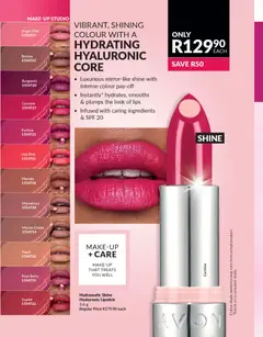 Avon specials catalogue – valid from 01.11.2025 | Page: 92 | Products: Lipstick, Peach