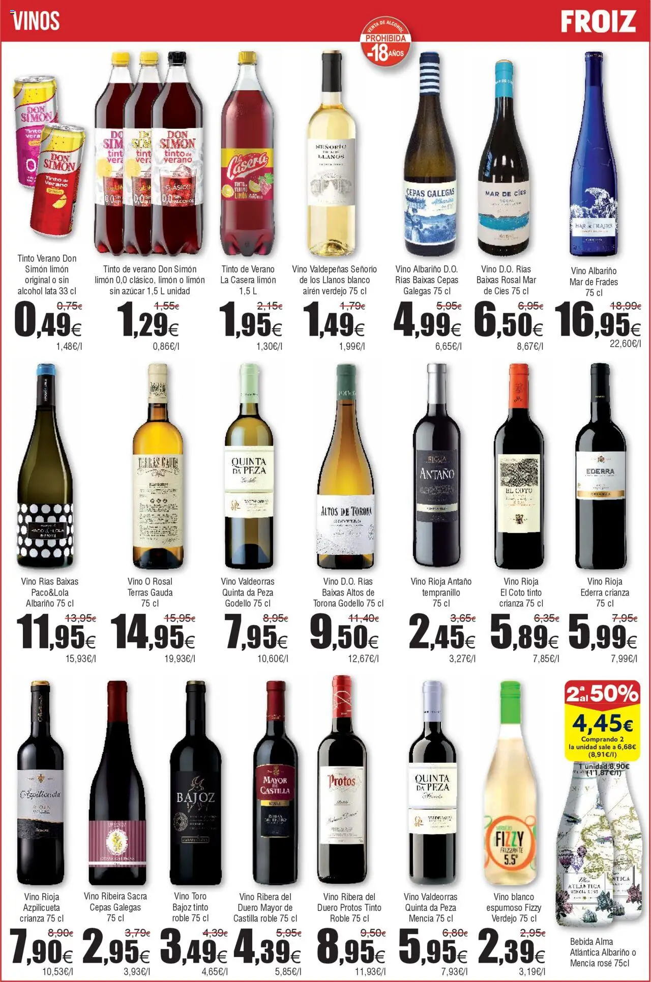 Froiz folleto │ válido desde el 12.08.2025 | Página: 12 | Productos: Vino
