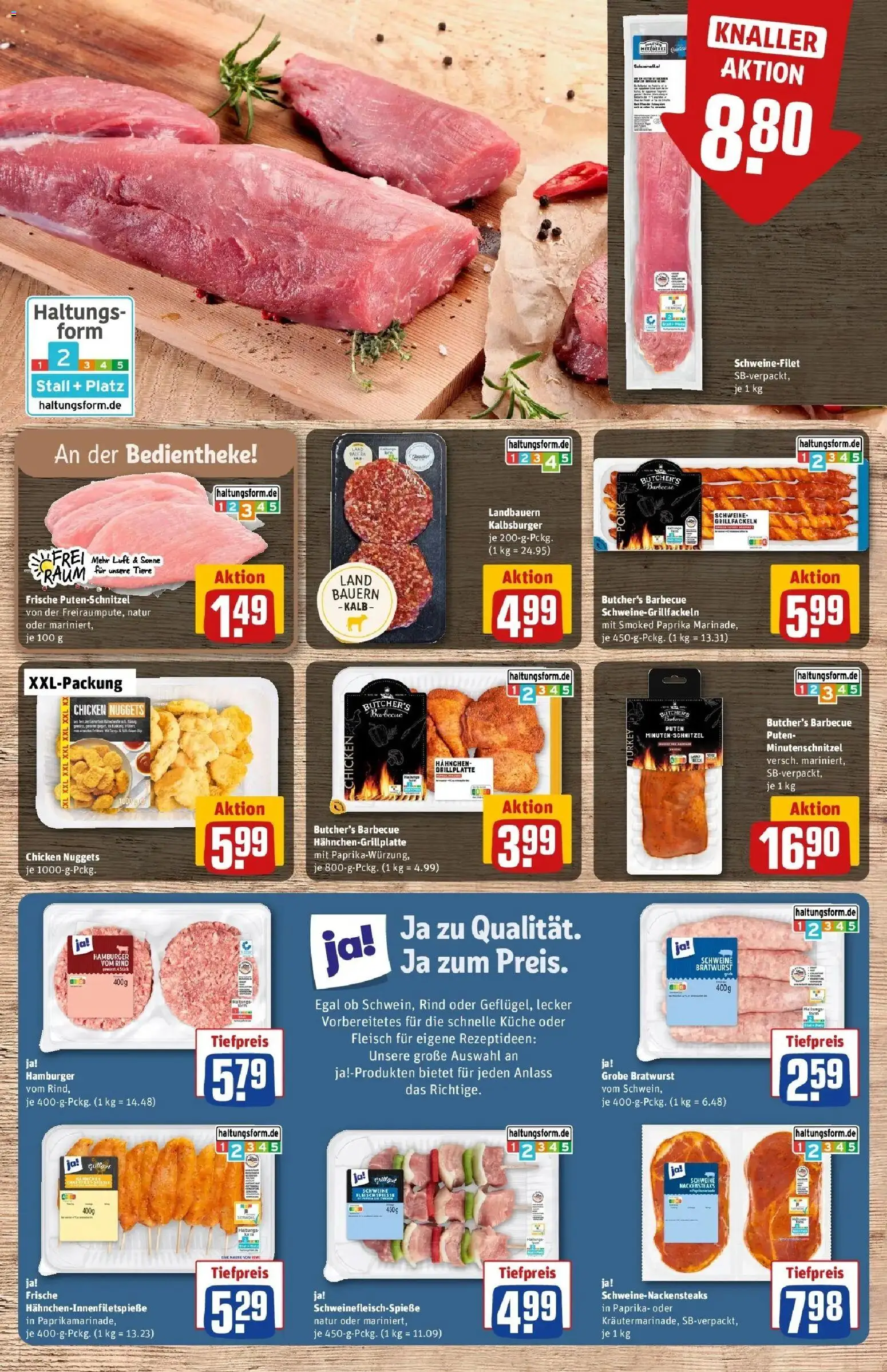 Rewe Prospekt Ludwigshafen / Rheingönheim	 – gültig ab 12.04.2026 | Seite: 8 | Produkte: Grill, Hahnchen, Küche, Paprika