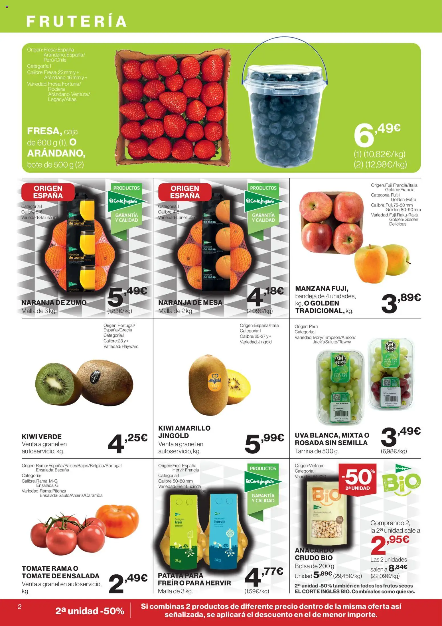 Supercor folleto │ válido desde el 12.02.2026 | Página: 2 | Productos: Naranjas, Frutos secos, Té, Bandeja