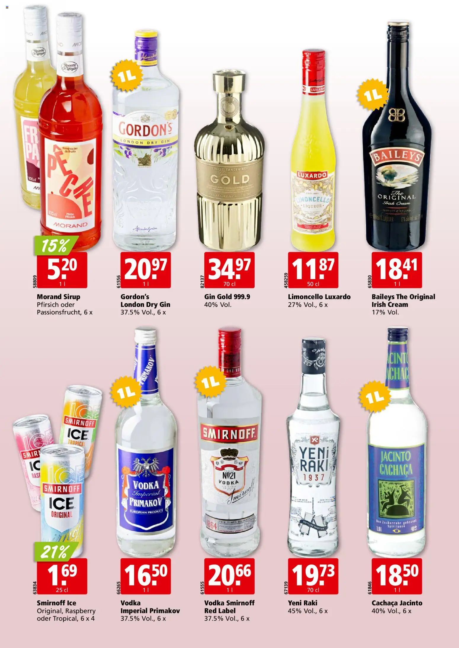 Aligro Aktionen – gültig ab 03.11.2025 | Seite: 26 | Produkte: Sirup, Gin, Pfirsich