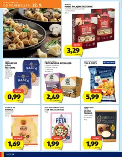 Novi Hofer katalog ponudbe – veljaven od 18.09.2025 | Stran: 18 | Izdelki: Rezanci, Kos, Tortilje, Testenine