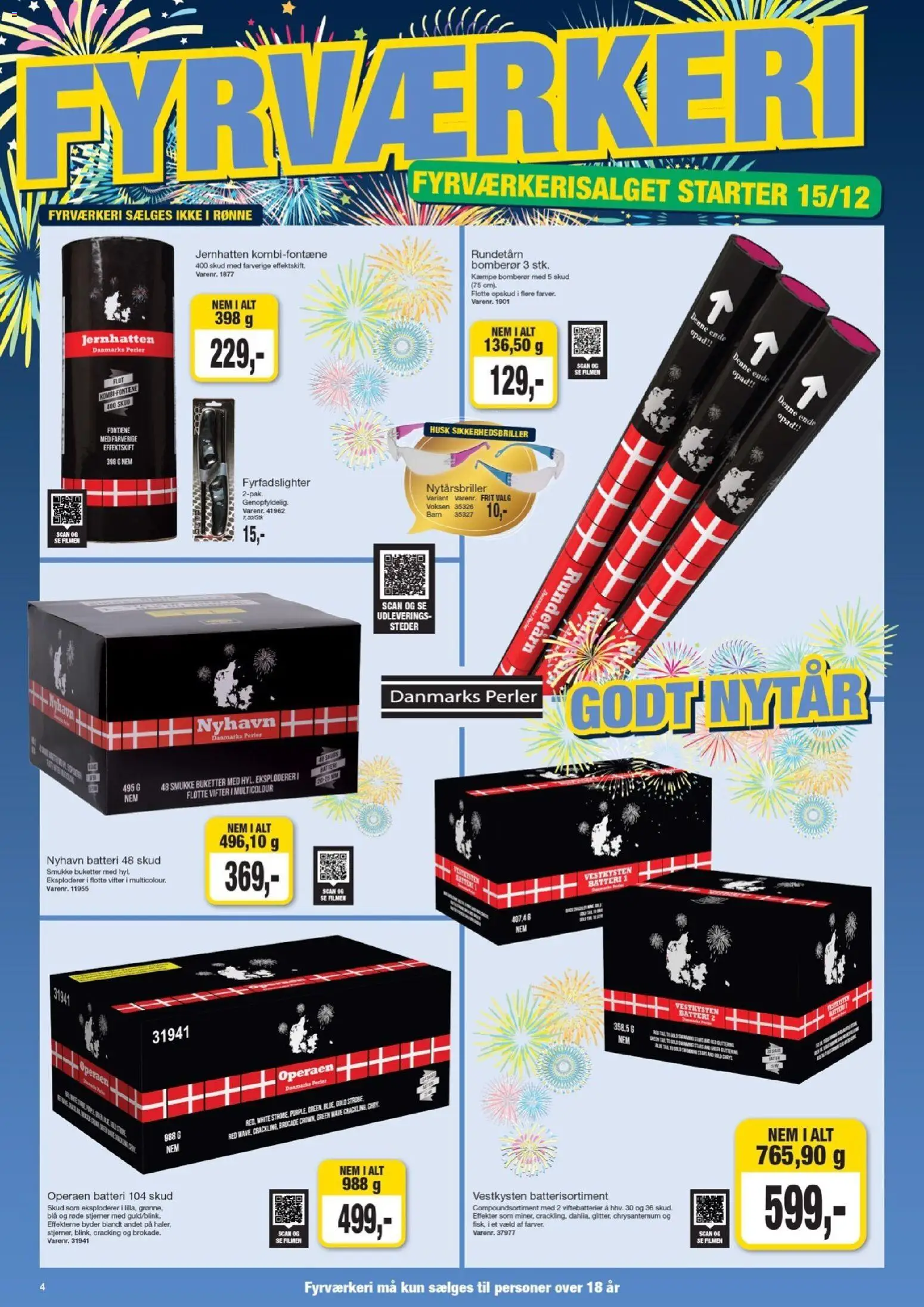 Harald Nyborg tilbudsavis – gyldig fra 15.12.2025 | Side: 4 | Produkter: Søm, Batteri