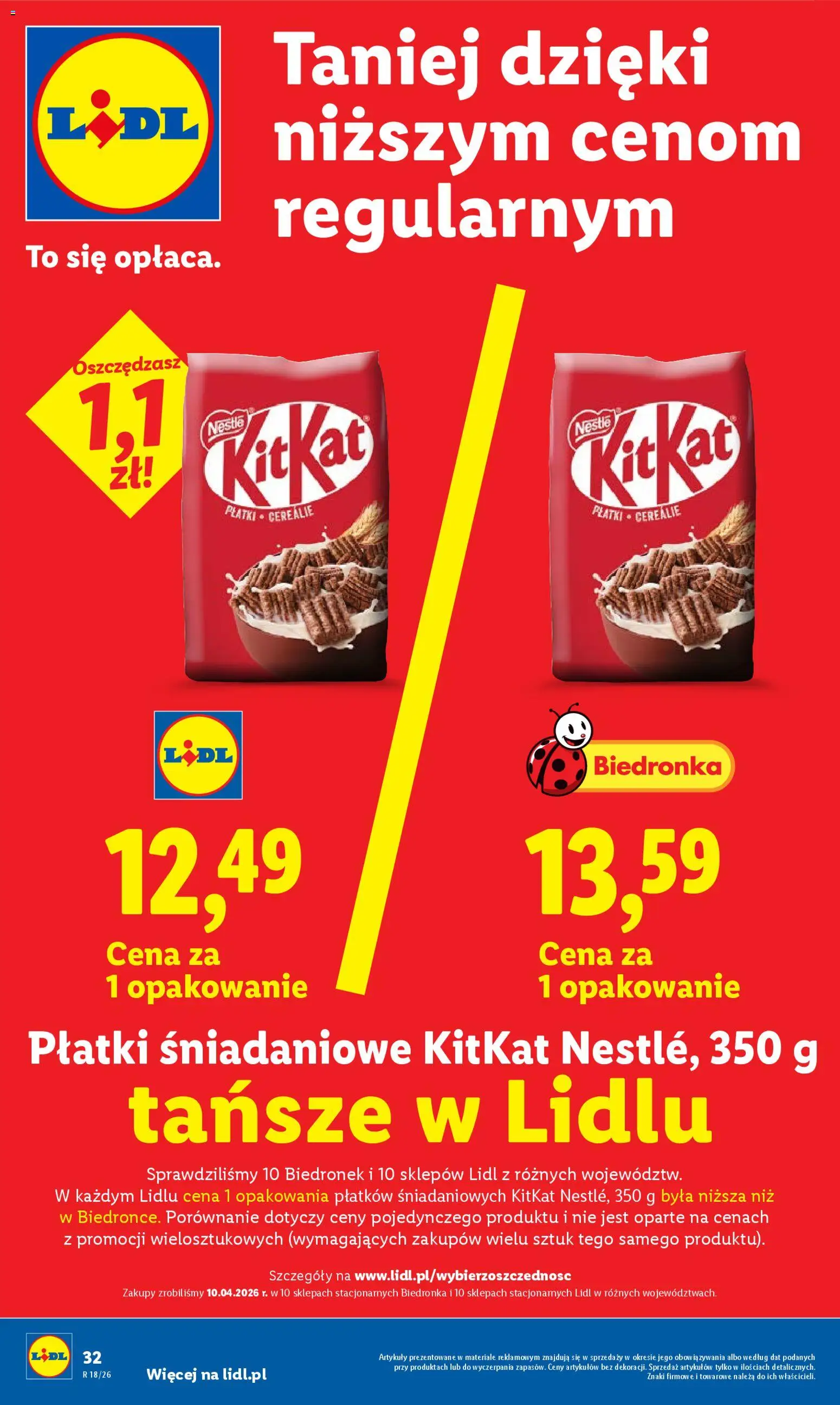 Lidl Polsko leták od 29.04.2026 | Strana: 32 | Produkty: Cereálie
