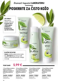Novi Oriflame katalog ponudbe – veljaven od 14.09.2025 | Stran: 20 | Izdelki: Limeta, Maska, Piling, Olje