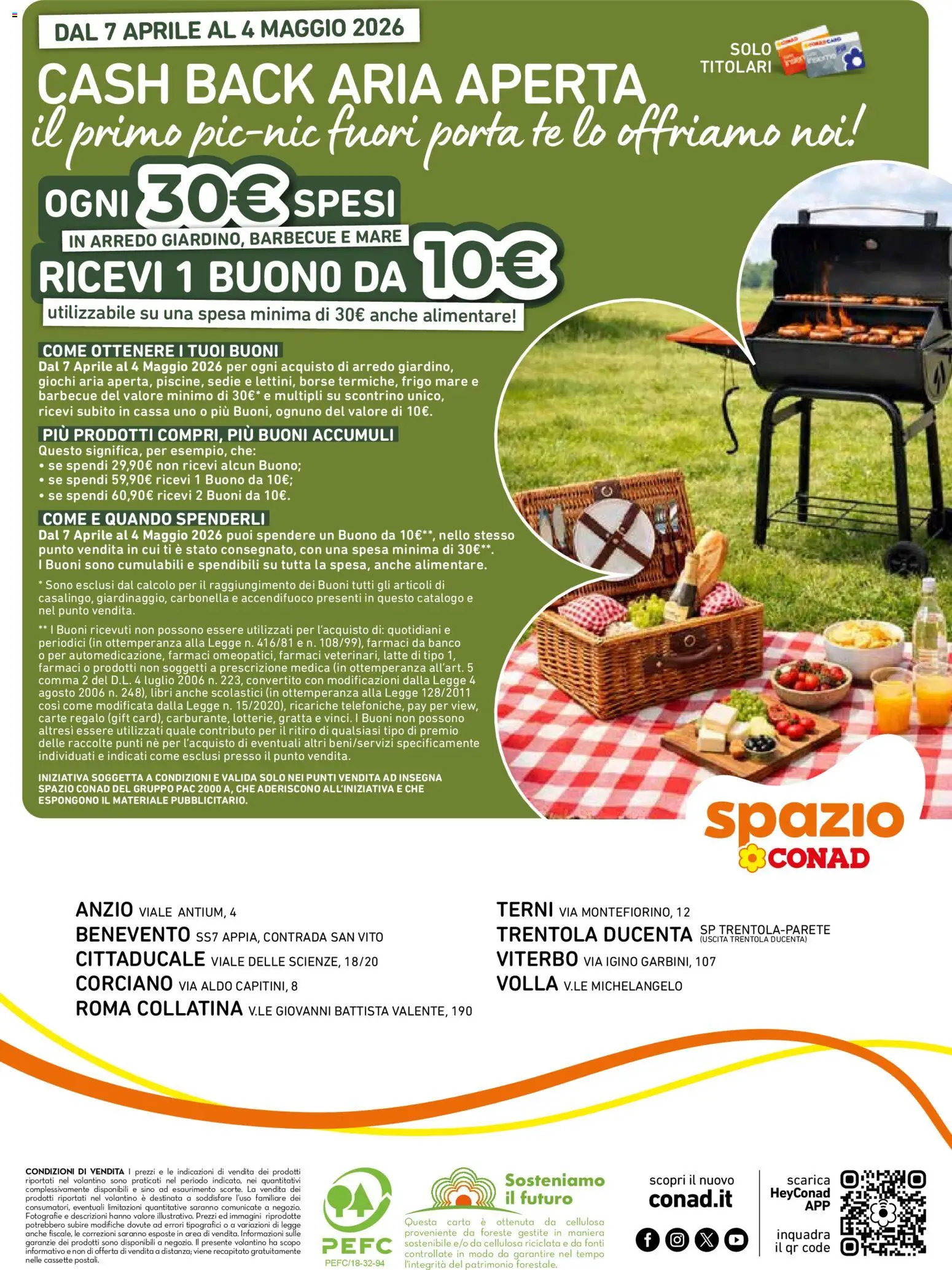 Volantino Spazio Conad del 07.04.2026 | Pagina: 12 | Prodotti: Tè, Barbecue, Latte