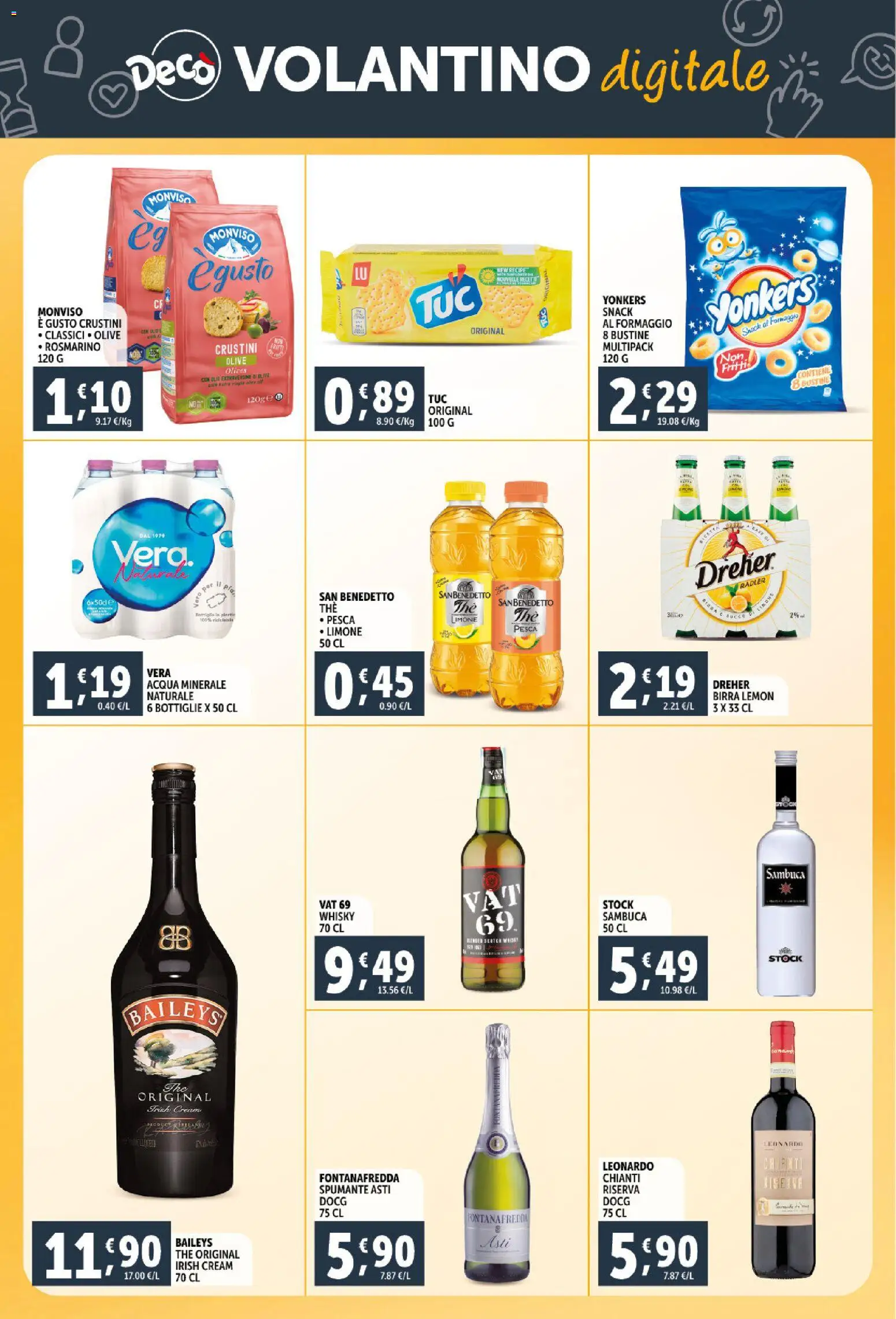 Volantino Decò del 23.02.2026 | Pagina: 27 | Prodotti: Minestrone, Legumi, Verdure, Olio