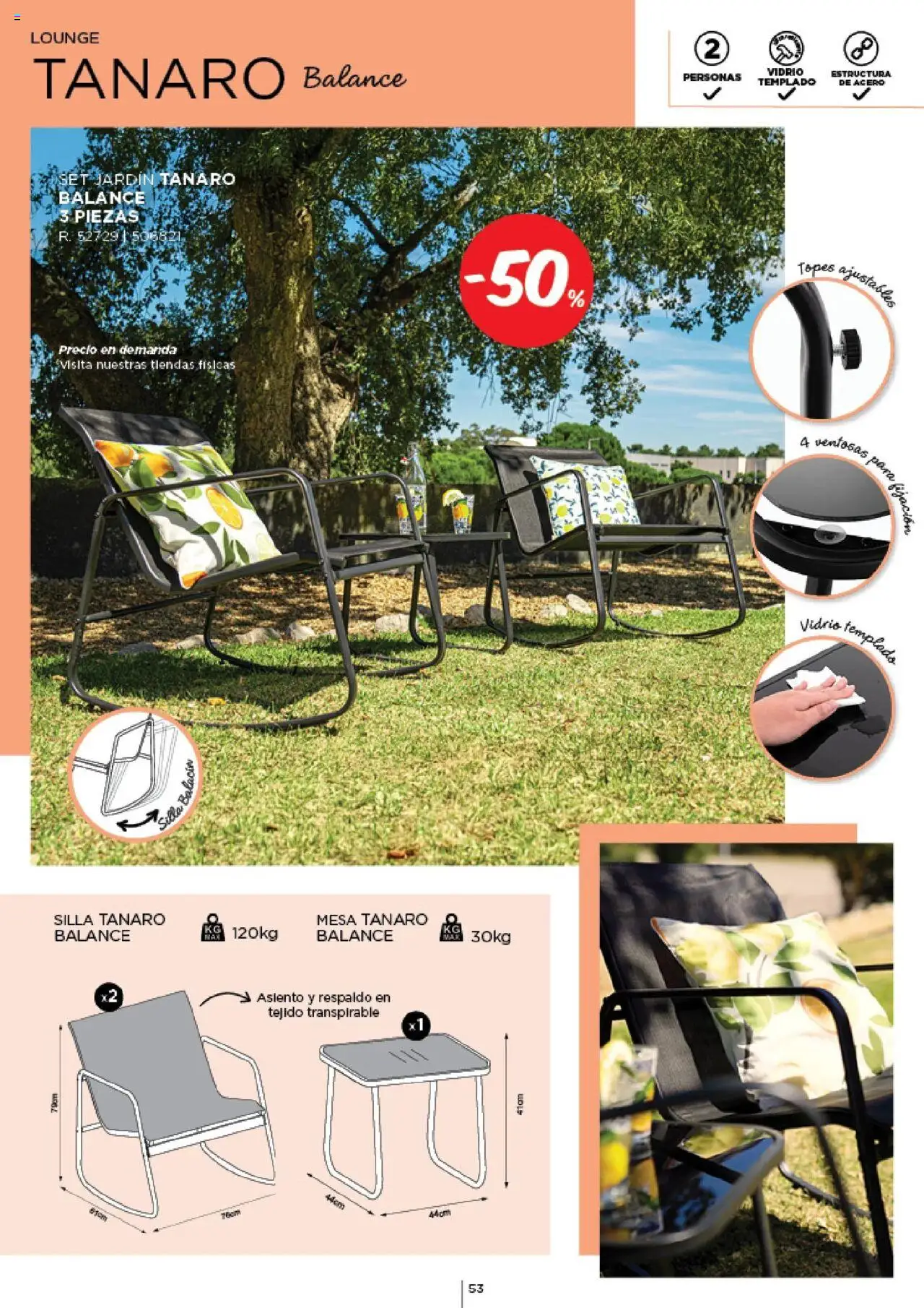 Espaço Casa - Catálogo AireLibre 2025 │ válido de 12.05.2025 | Página: 53 | Produtos: Mesa