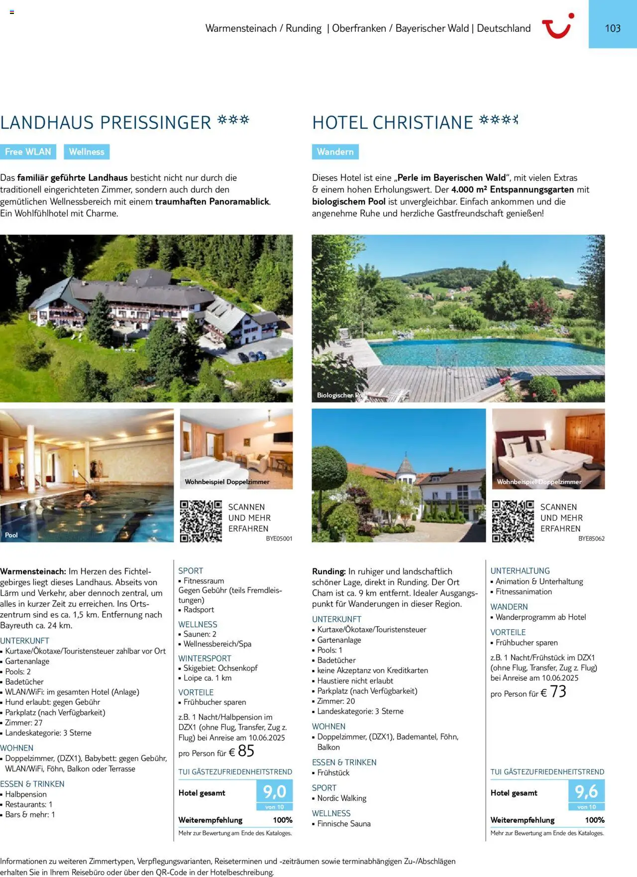 TUI Prospekt 	 – gültig ab 01.11.2024 | Seite: 103 | Produkte: Babybett, Walking