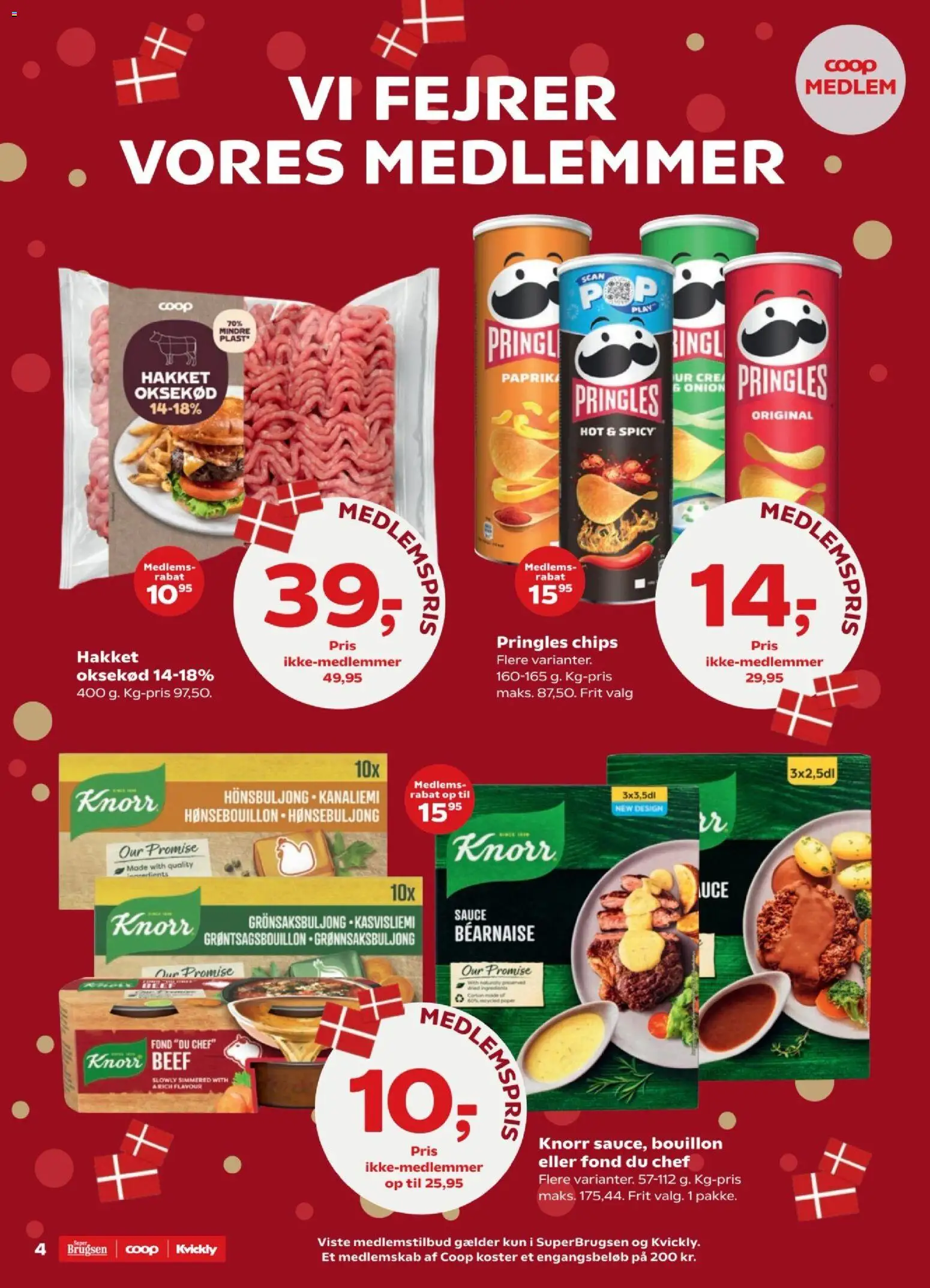 Super Brugsen tilbudsavis – gyldig fra 06.02.2026 | Side: 4 | Produkter: Bouillon, Chips, Oksekød, Ur