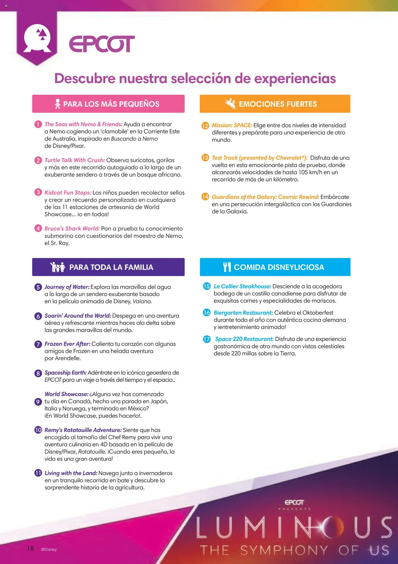 Viajes El Corte Inglés Folleto Walt Disney World │ válido desde el 03.12.2025 | Página: 18 | Productos: Cocina