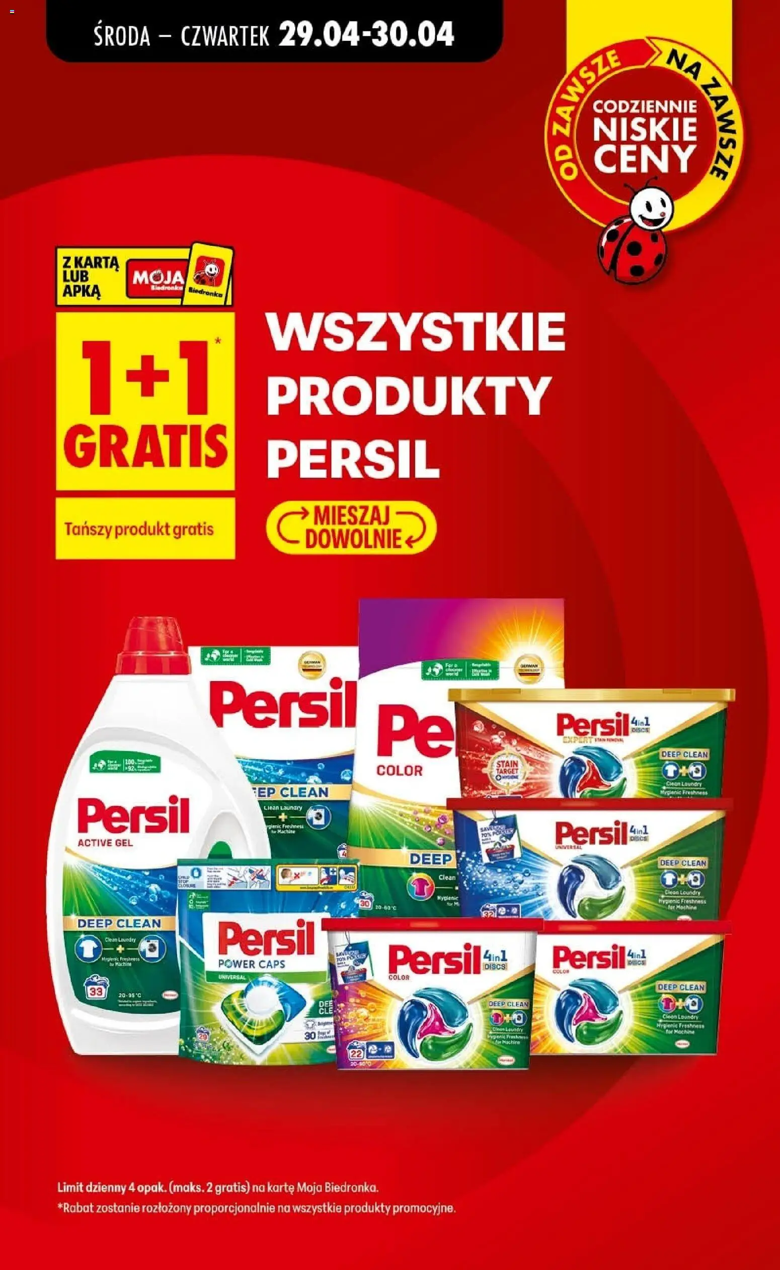 Biedronka gazetka od środy od 29.04.2026 | Strona: 35 | Produkty: Karta, Persil