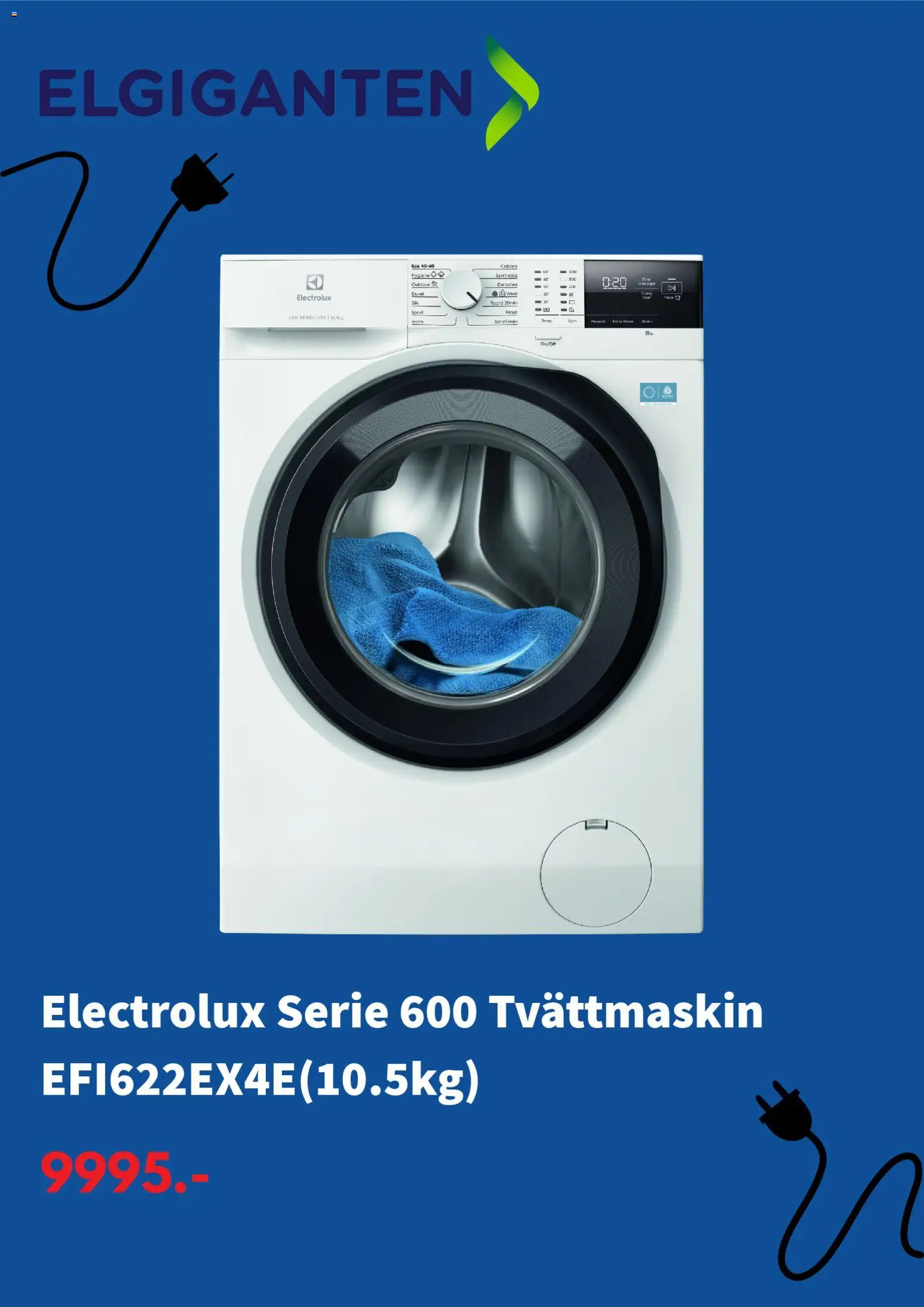 Elgiganten reklamblad aktuell från 13.11.2025 | Sida: 4 | Produkter: Tvättmaskin
