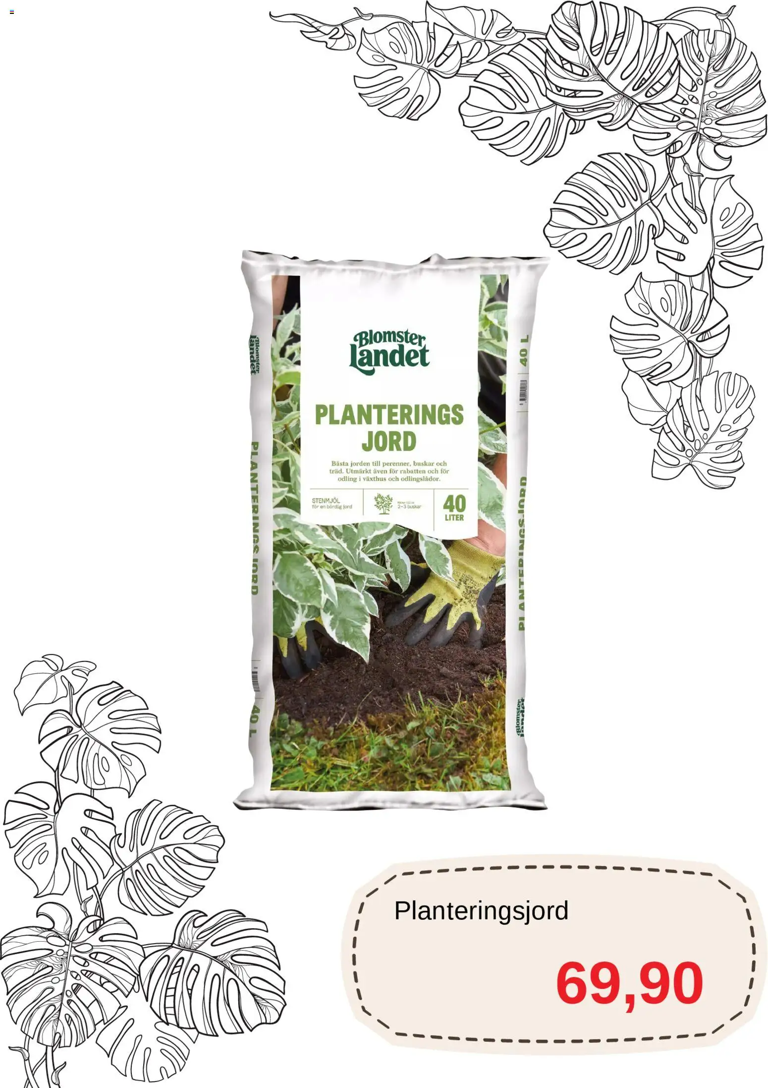 Blomsterlandet reklamblad aktuell från 20.04.2026 | Sida: 2 | Produkter: Växthus, Jord, Planteringsjord