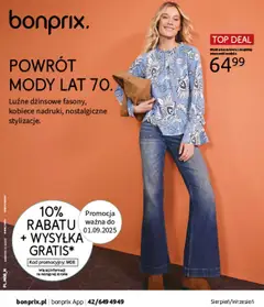 Pogląd oferty "BonPrix Katalog - Powrót Mody Lat 70." - ważna od 01.09.2025