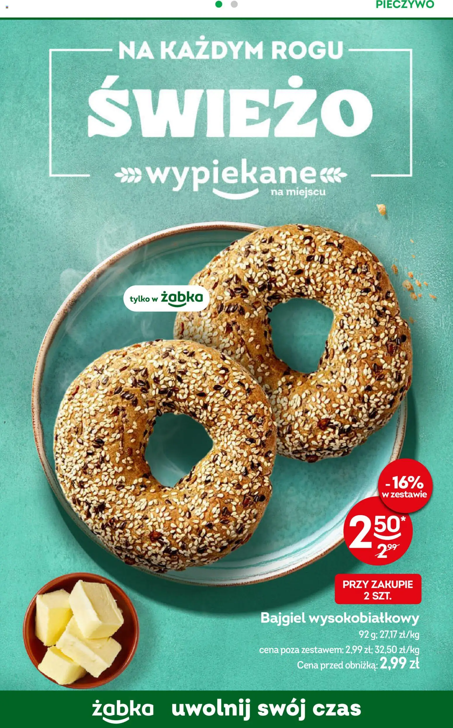 Żabka gazetka - Codzienne produkty od 22.04.2026 | Strona: 14 | Produkty: Pieczywo