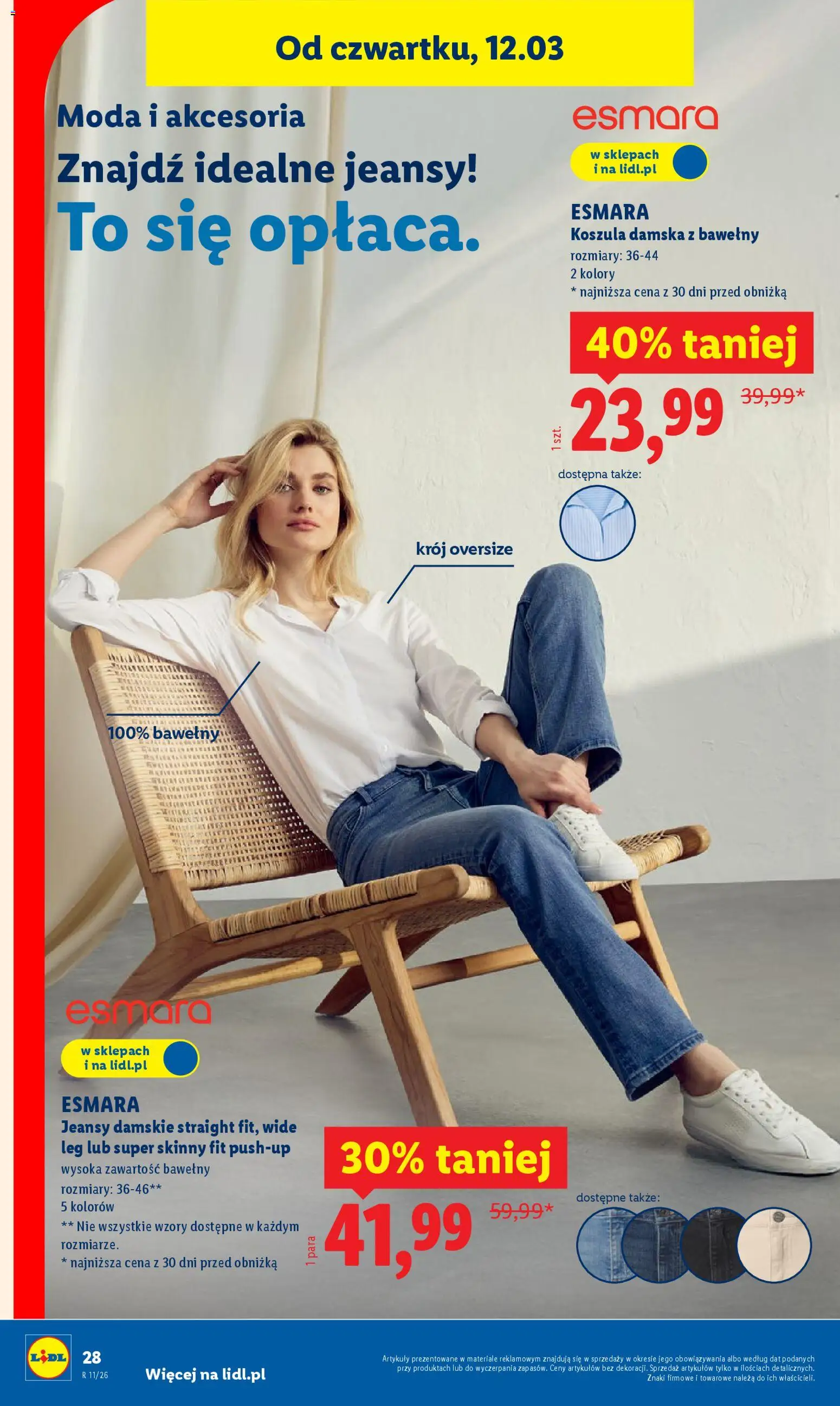 Lidl Katalog od 09.03.2026 | Strona: 36 | Produkty: Koszula