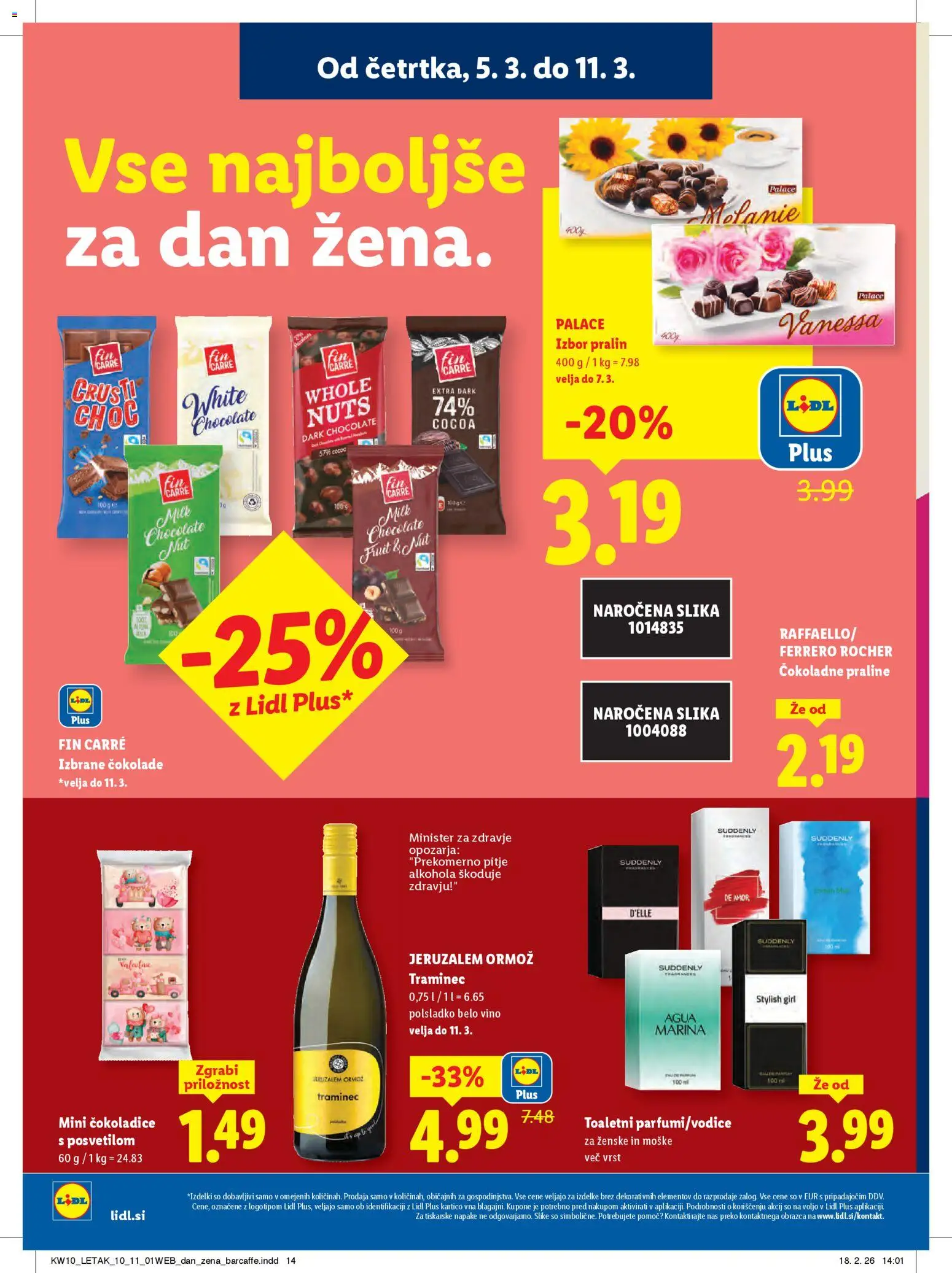 Novi Lidl katalog ponudbe – veljaven od 05.03.2026 | Stran: 10 | Izdelki: Vino