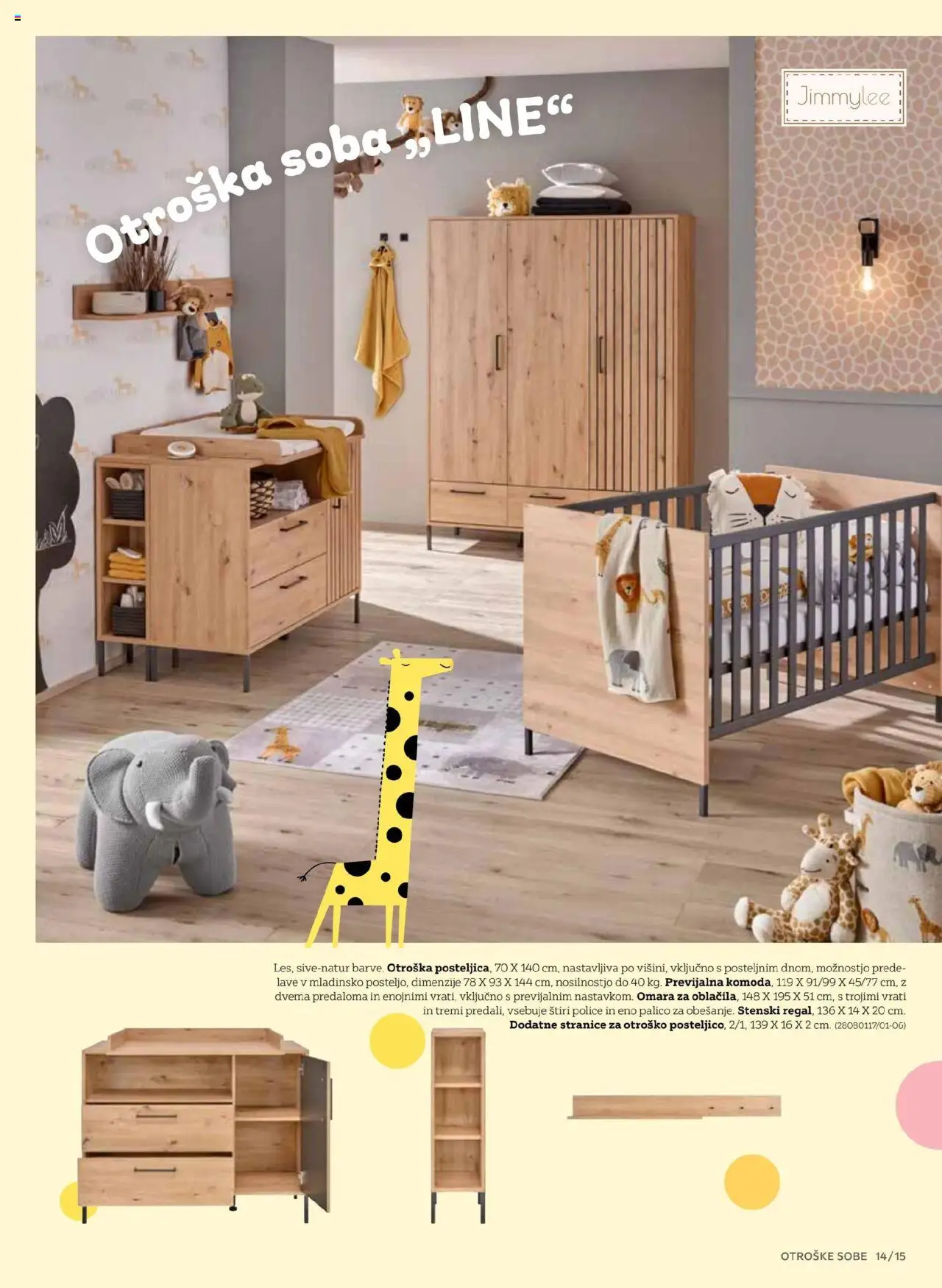 XXXL Lesnina katalog svet otroških sob │ velja od 08.08.2025 | Stran: 15 | Izdelki: Omara