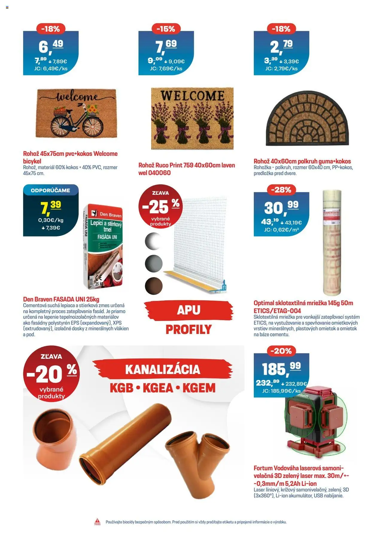 Nové L&Š akcie – leták je platný od 01.10.2025 | Strana: 3 | Produkty: Rohožka, Laser