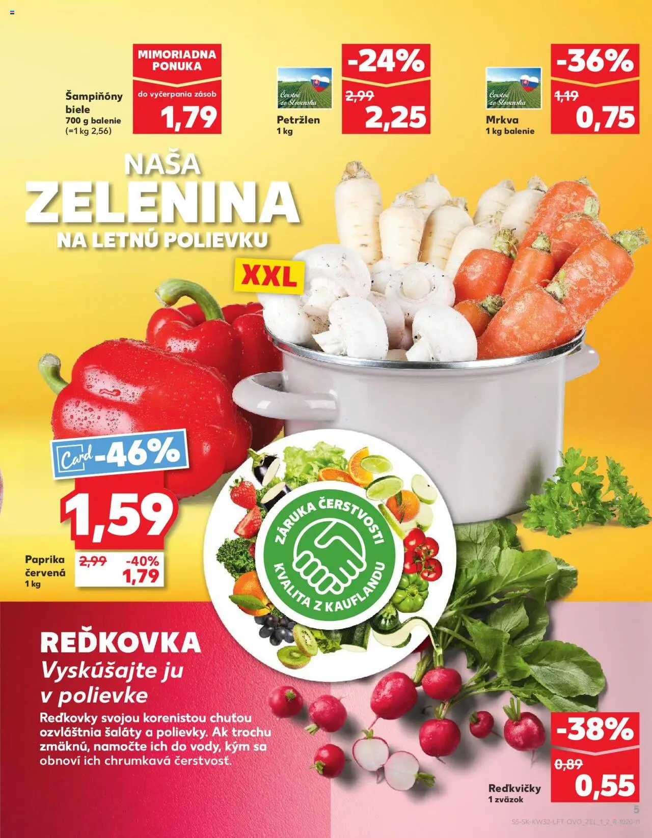 Kaufland SK akciós ujság - amely érvényes a következő dátumtól: 07.08.2025 | Oldal: 5