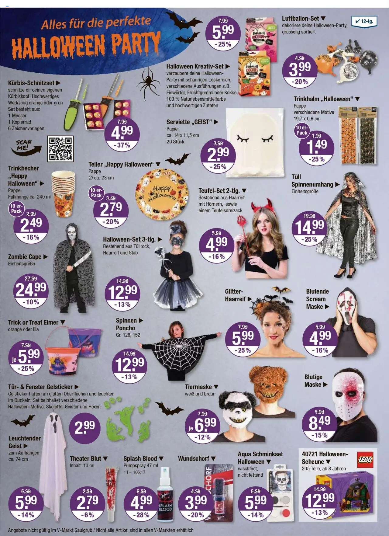 V-Markt - Hallertau / Oberpfalz – gültig ab 23.10.2025 | Seite: 14 | Produkte: Poncho, Tür, Maske