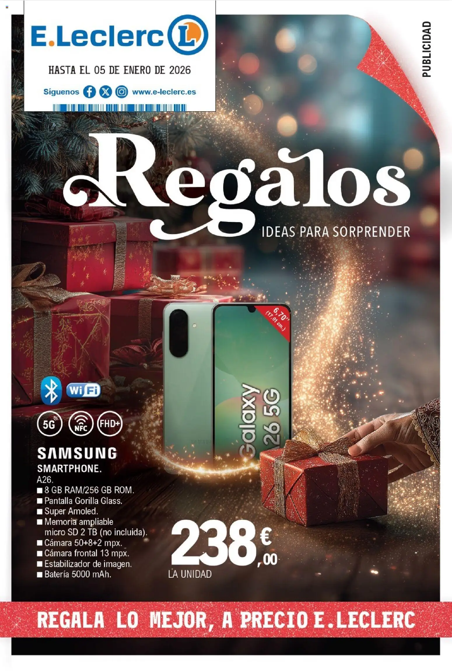 E.Leclerc folleto │ válido desde el 03.12.2025 | Página: 1 | Productos: Cámara, Batería